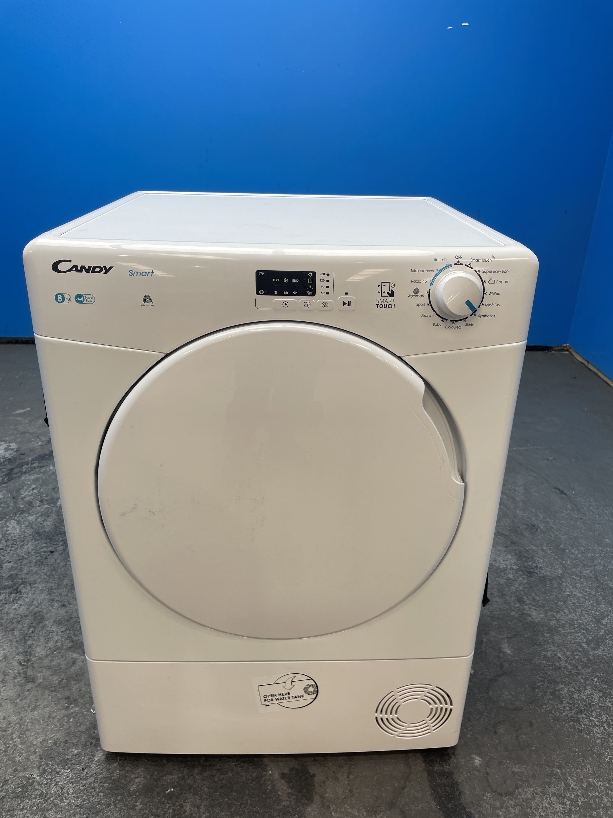 #GRC-163-490 - Candy Smart CSEC8LF-80 8kg Condenser Tumble Dryer