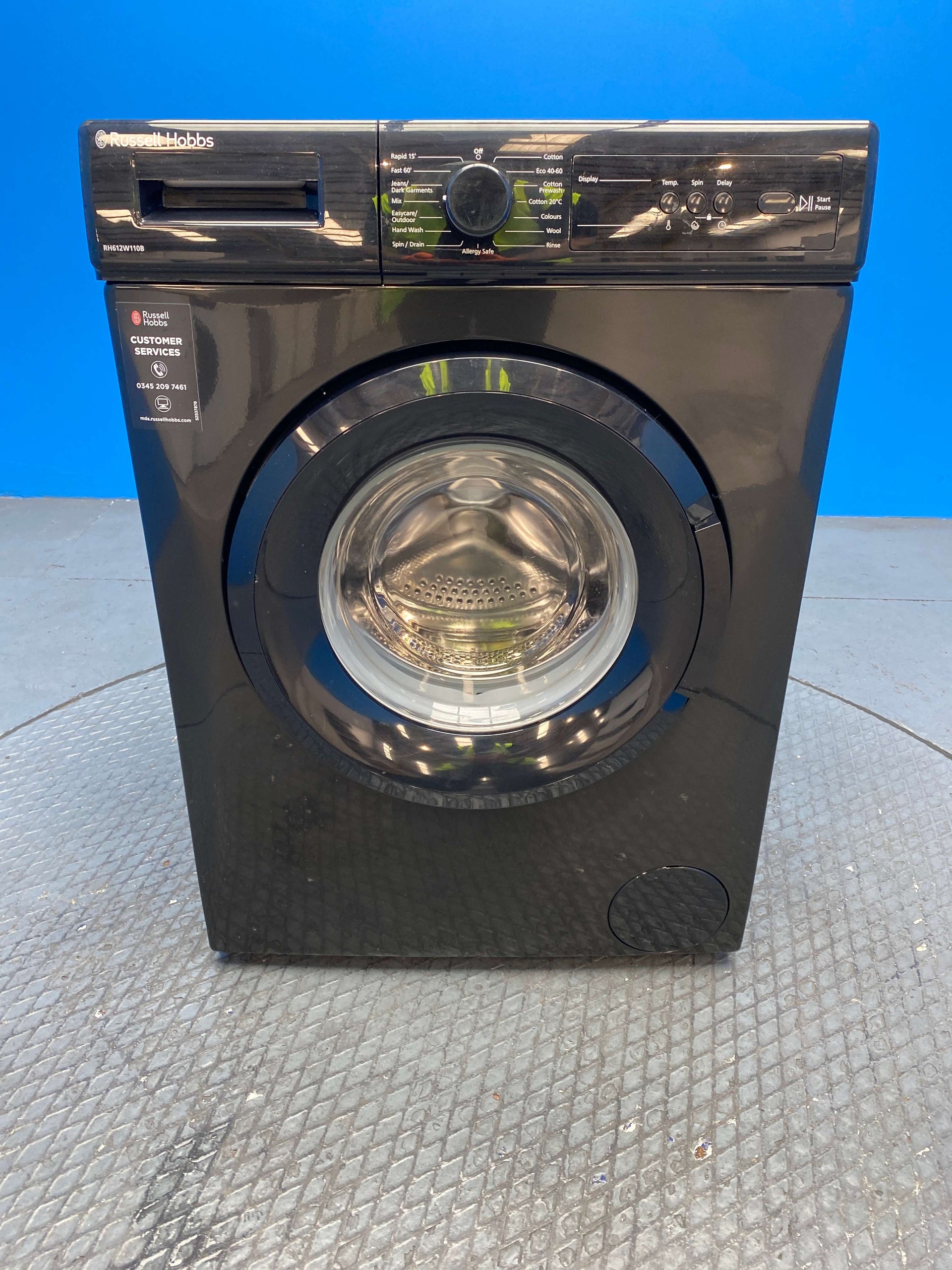 Russell Hobbs 10 Series RH612W110B 6kg 1200 Spin Washing Machine