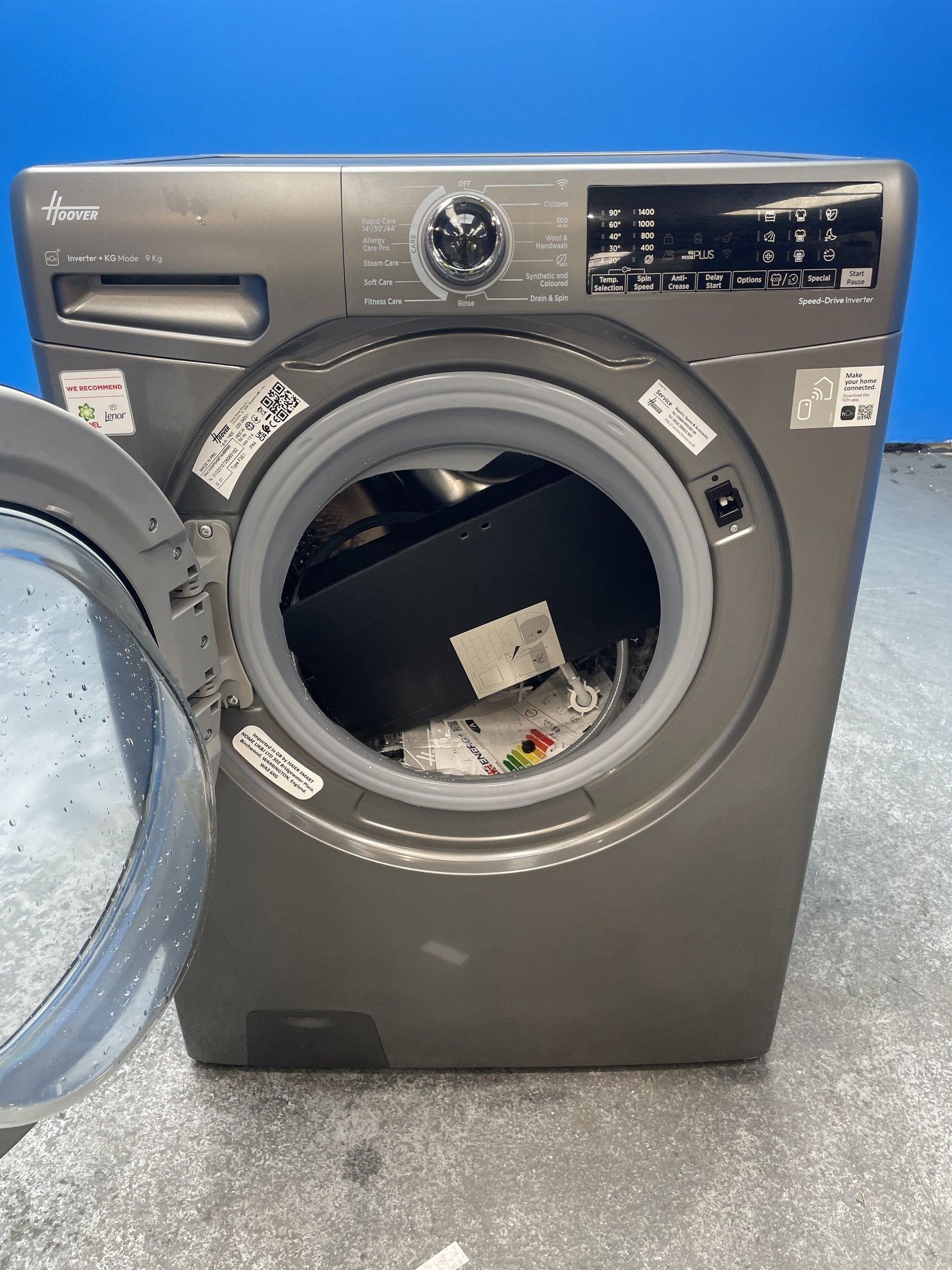#GRC-157-371 - Hoover H3WPS496TAMBR680 9kg 1400 Spin Washing Machine
