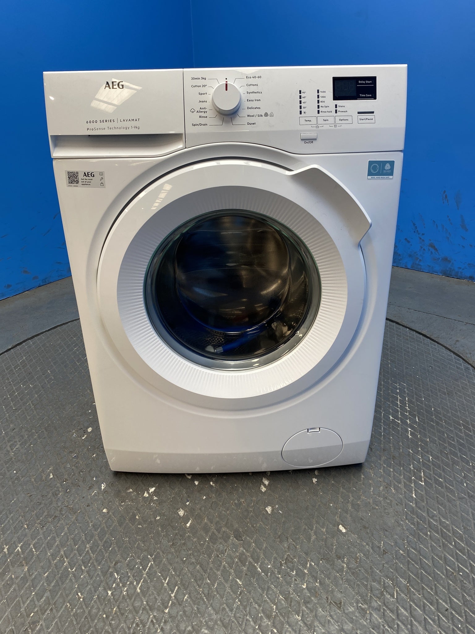 AEG 9kg 1400 Spin Washing Machine with ProSense