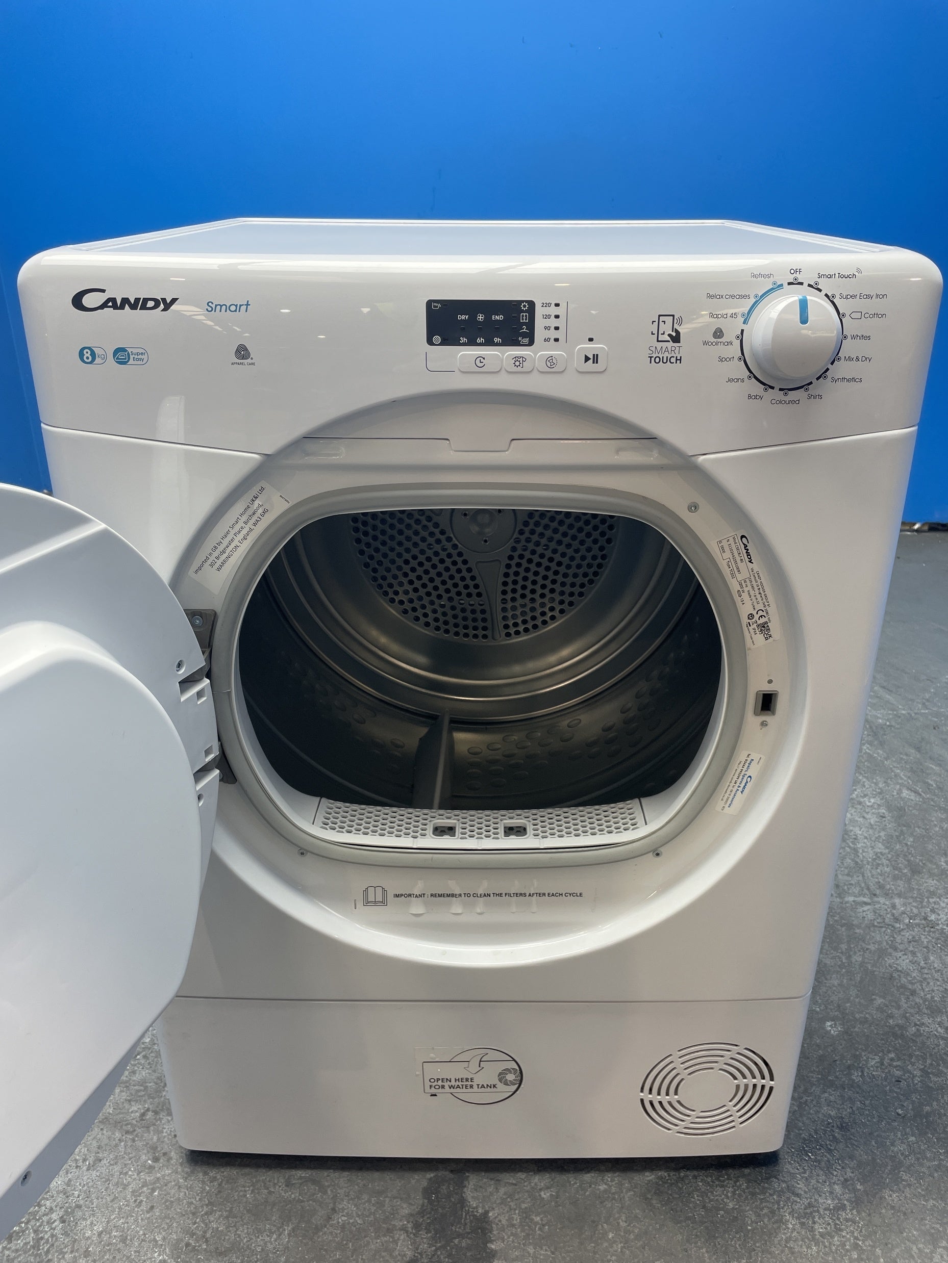 #GRC-161-916 - Candy Smart CSEC8LF-80 8kg Condenser Tumble Dryer