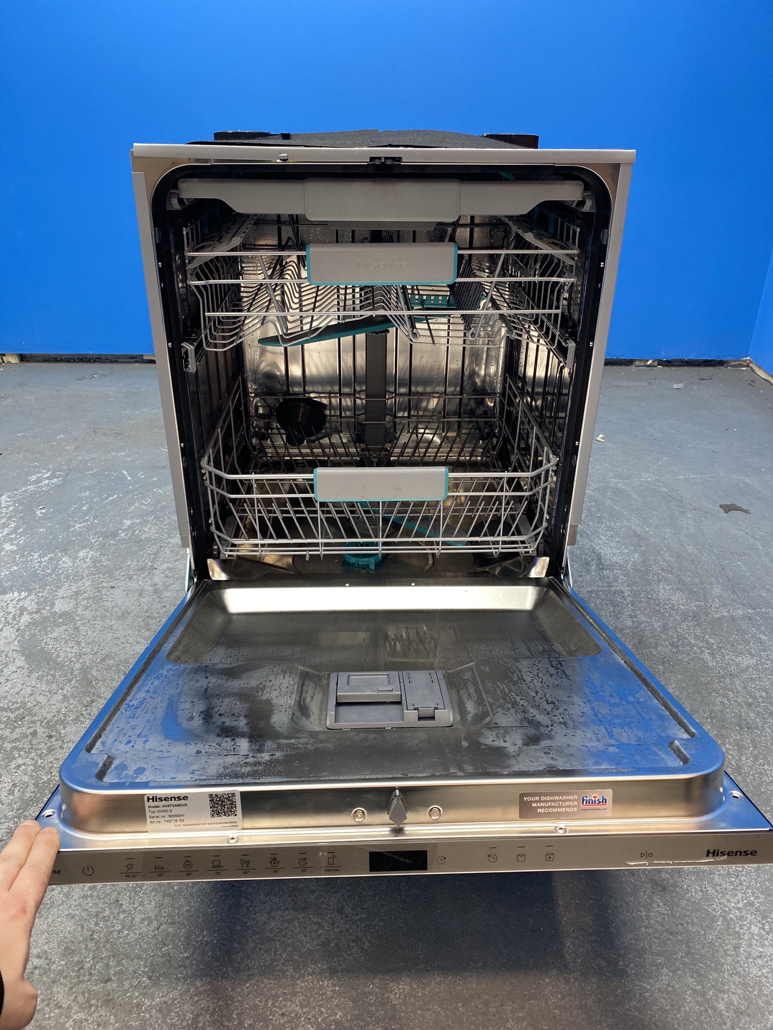 #GRC-153-730 - Hisense HV673A60UK 16 Place Fully Integrated Dishwasher