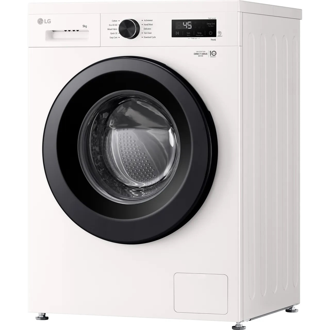 LG F4X1009NWK 9kg 1400 Spin Washing Machine with Steam – Renew 2 U