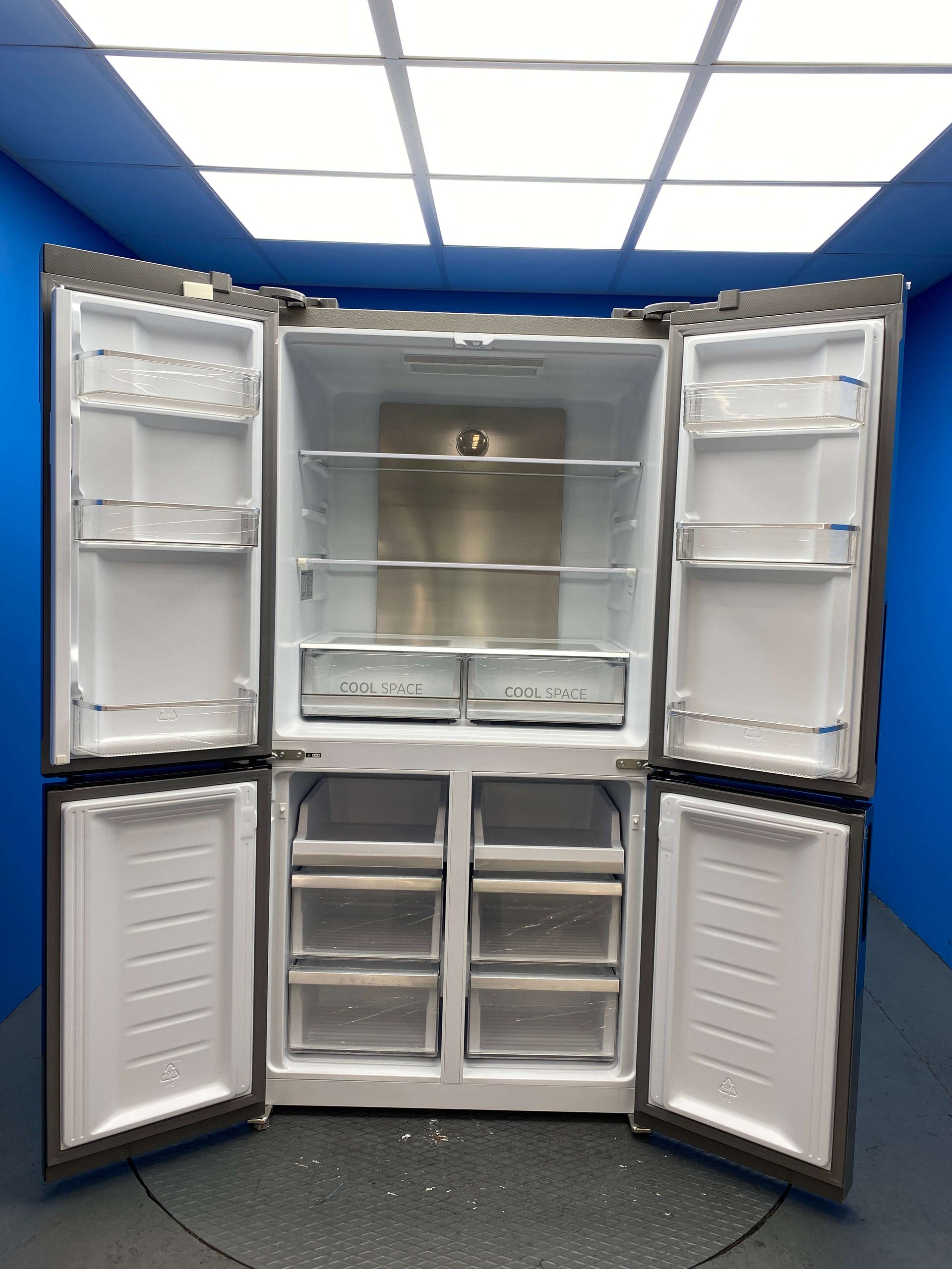 Hoover HSC918ENXK 567L No Frost American Style Fridge Freezer