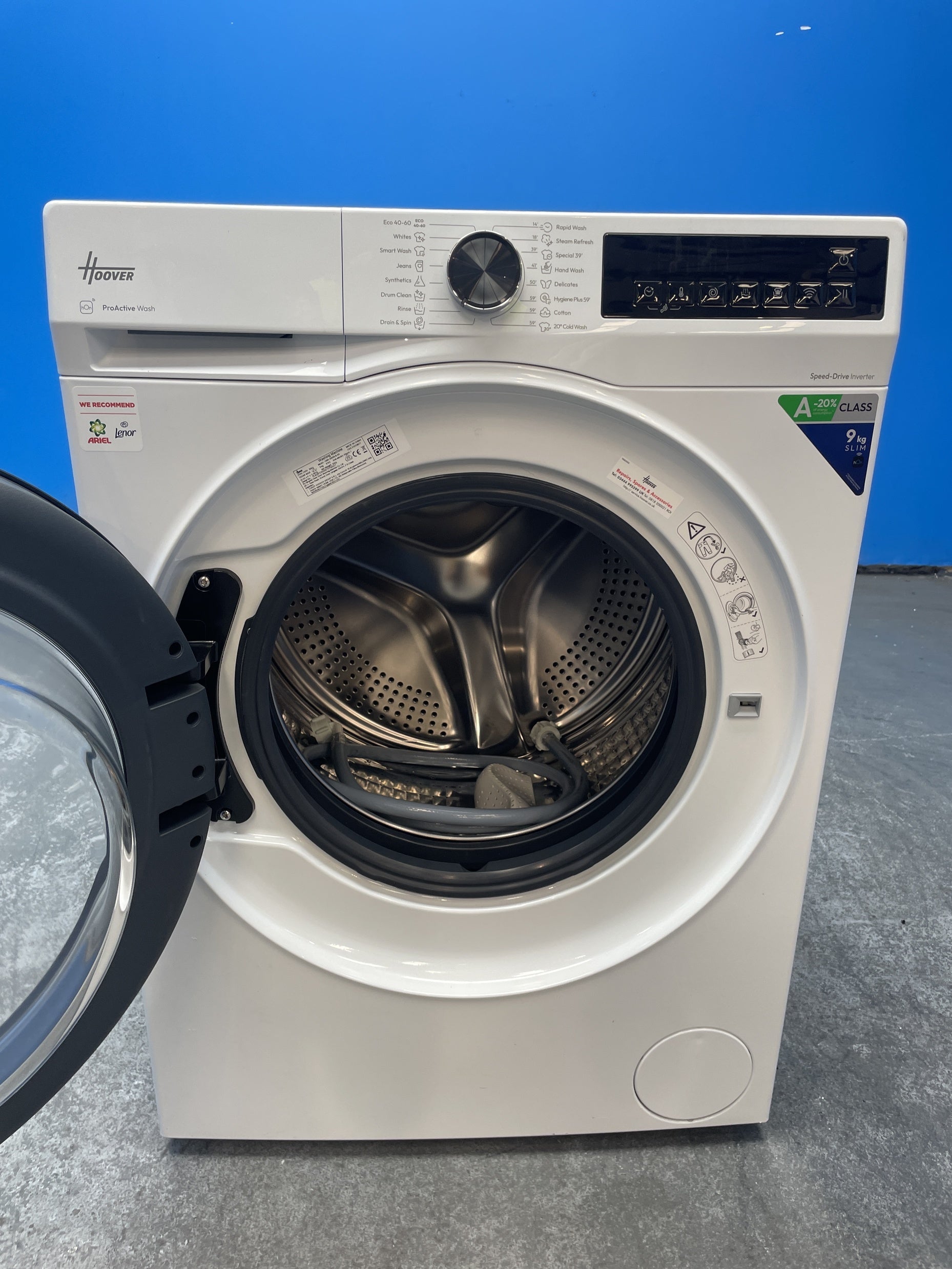 #GRC-160-005 - Hoover Pro Wash Series 3 HBR 49SBL8-80 9kg 1400rpm Washing Machine