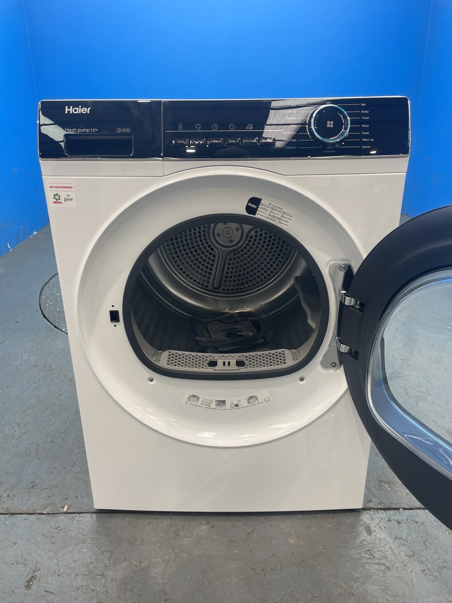 #GRC-156-983 - Haier HD100-A2939 10kg Heat Pump Tumble Dryer