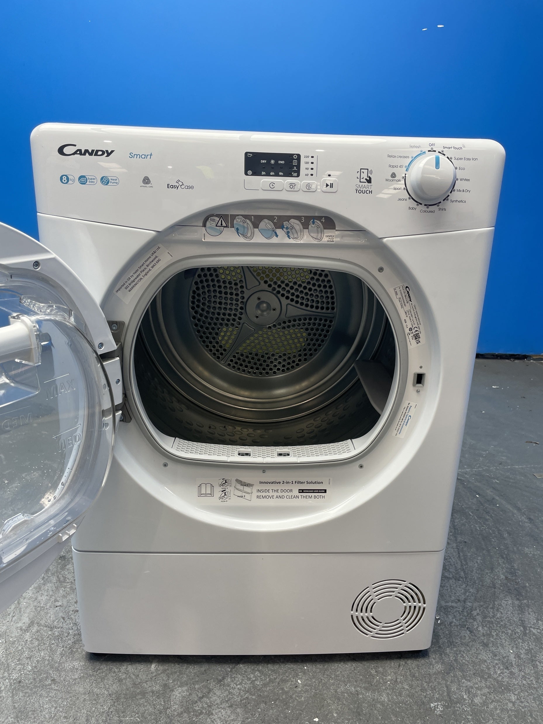 #GRC-159-598 - Candy CSE H8A2LE-80 Smart 8kg Heat Pump Tumble Dryer