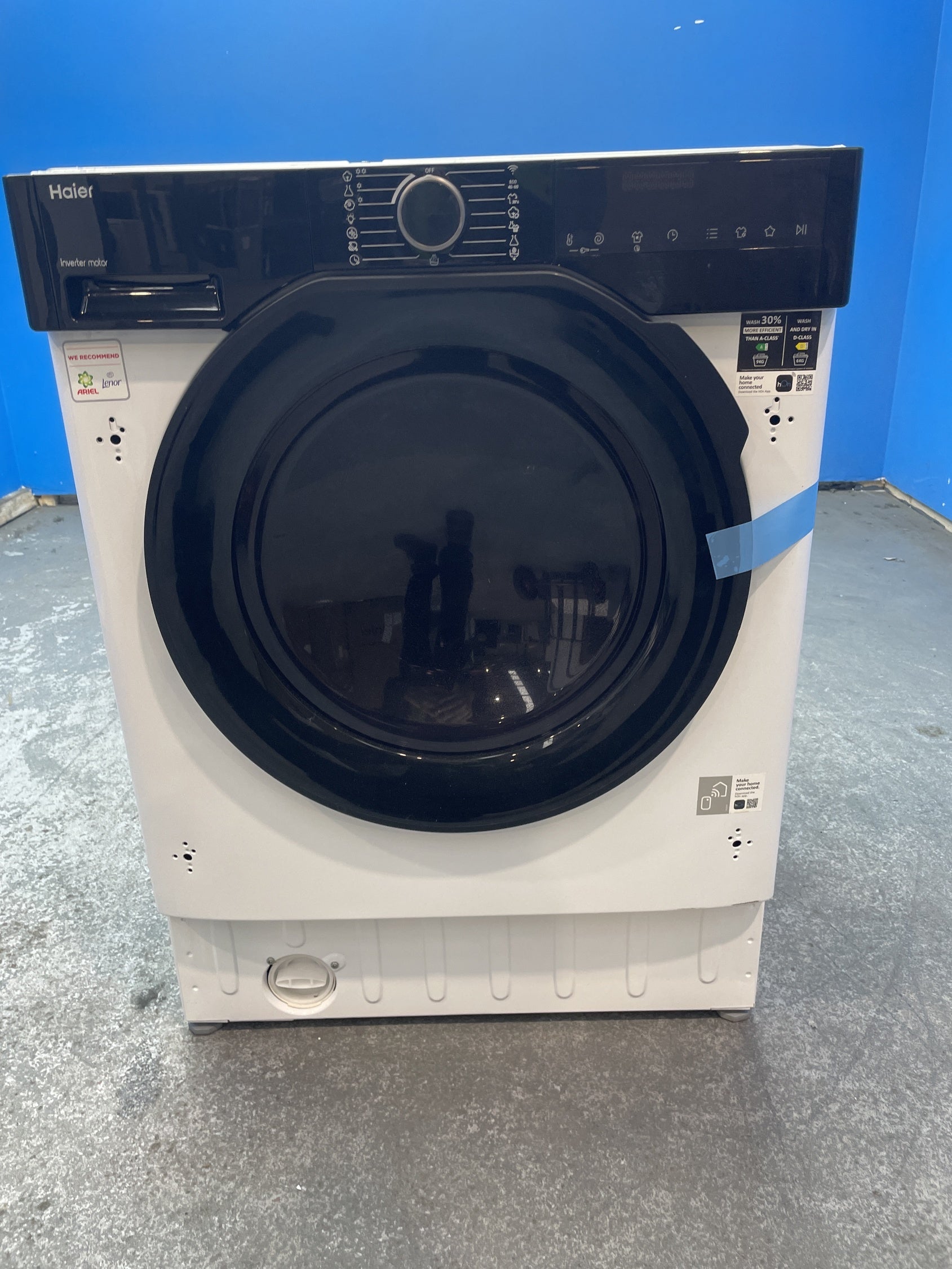 #GRC-155-213 - Haier Series 6 BHA6S696M6DB9-80 9/6kg 1600rpm Integrated Washer Dryer