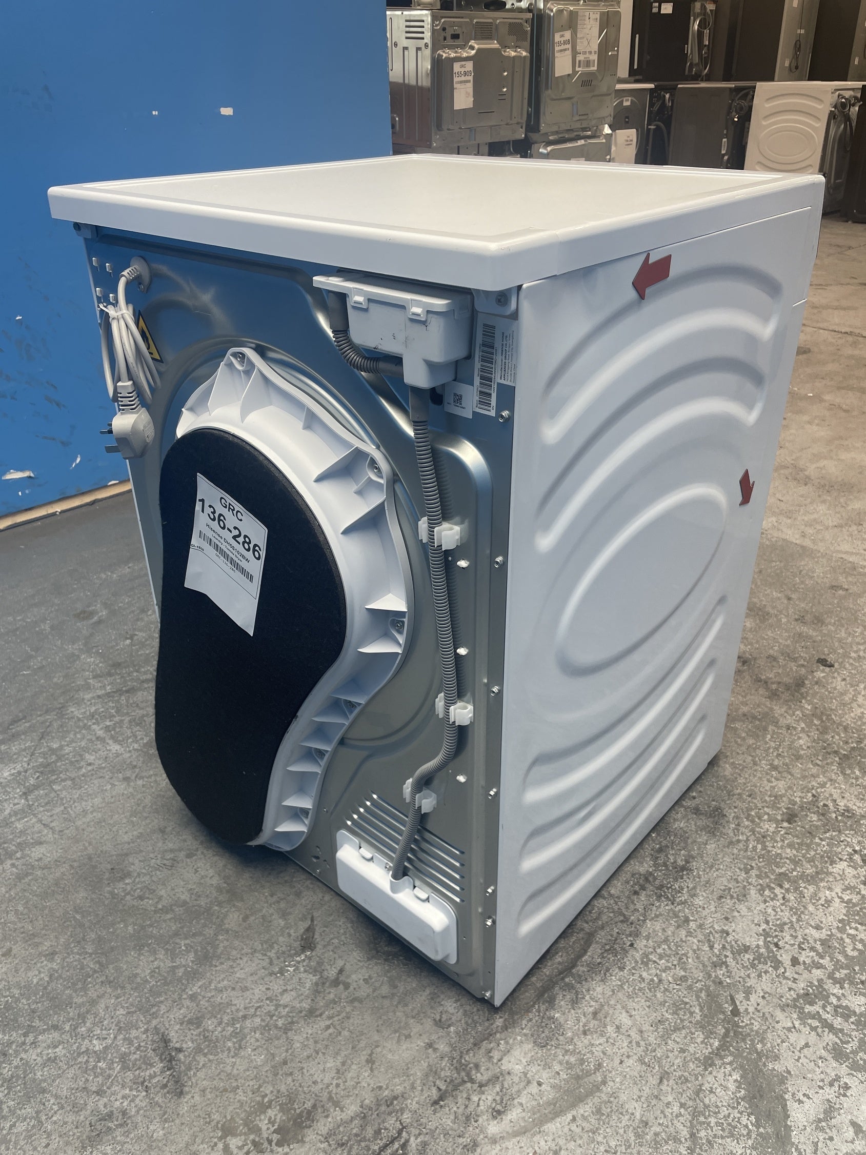 #GRC-136-286 - Hisense DH5S102BW 10kg Heat Pump Tumble Dryer