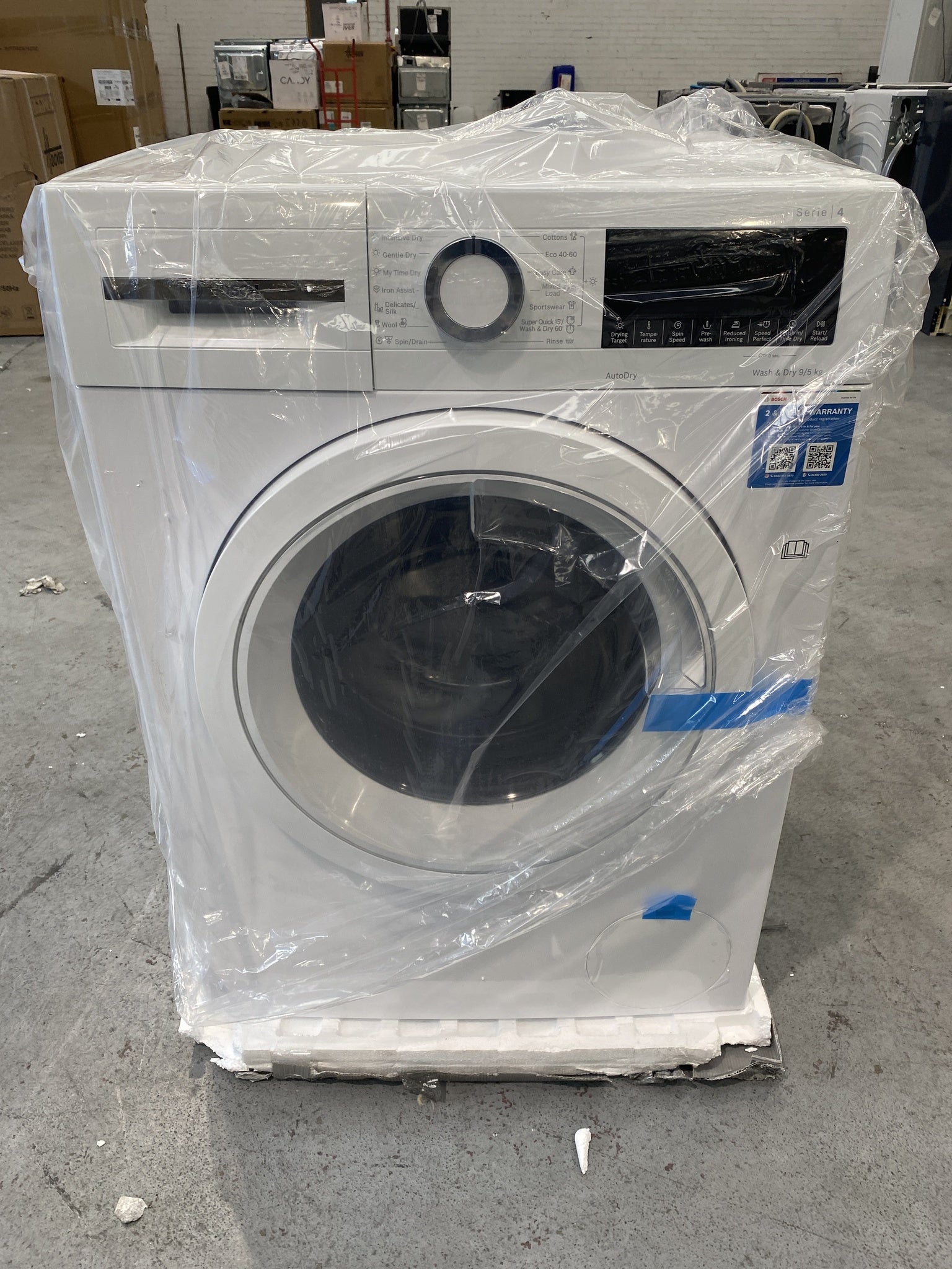 #GRC-157-656 - Bosch Series 4 WNA144V9GB 9/5kg 1400 Spin Washer Dryer