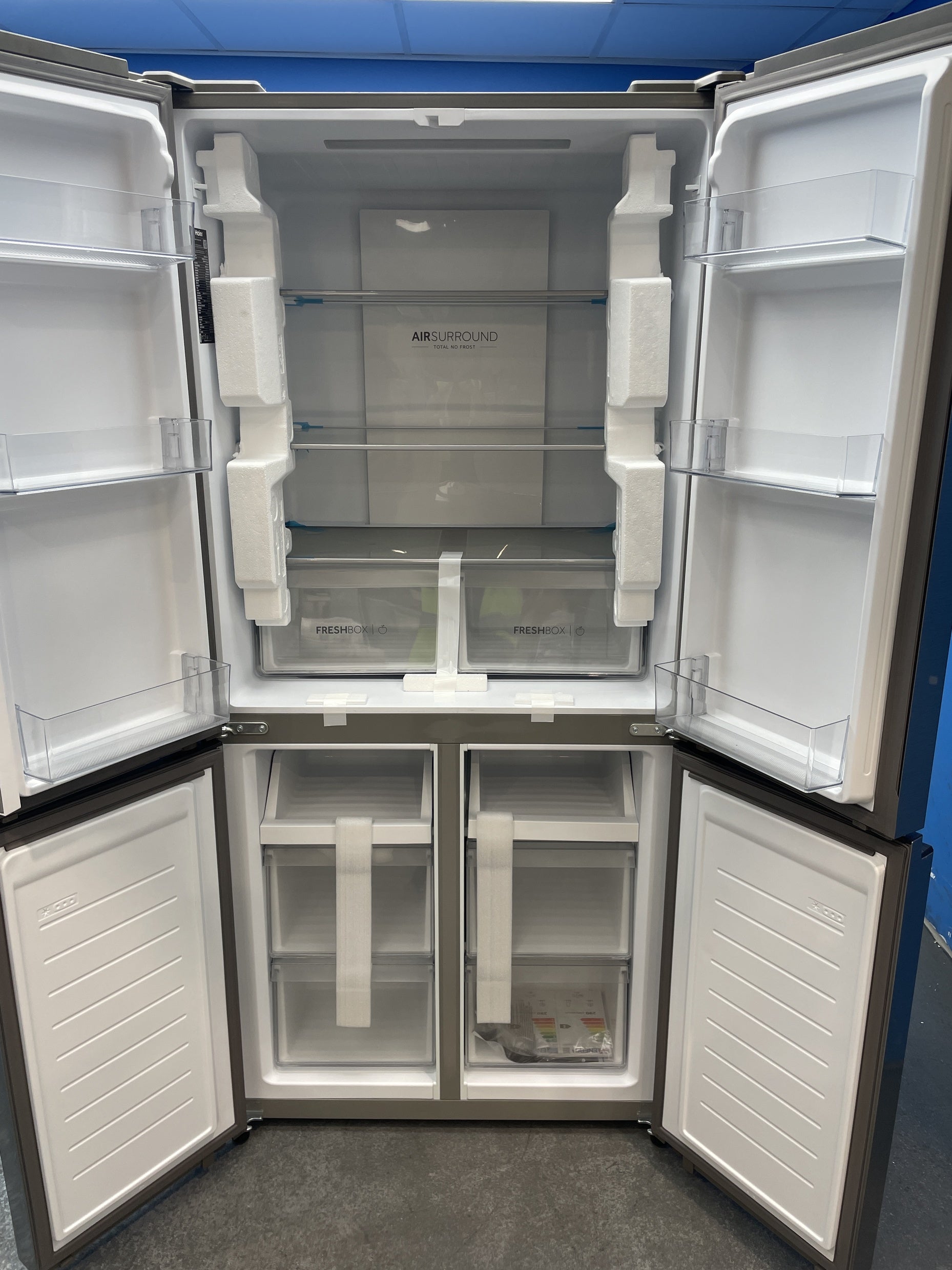 #GRC-157-900 - Haier Cube 83 Series 3 HCR3818ENMG Multi-Door Fridge Freezer