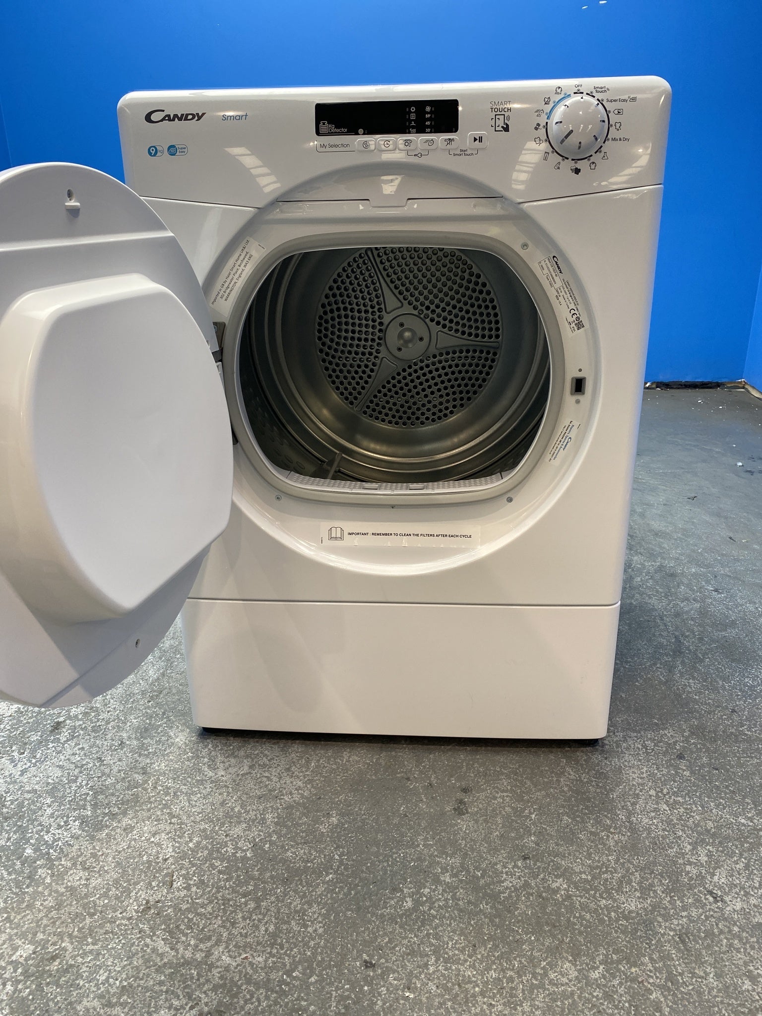 #GRC-156-031 - Candy CSEV9DF 9kg Vented Smart Tumble Dryer