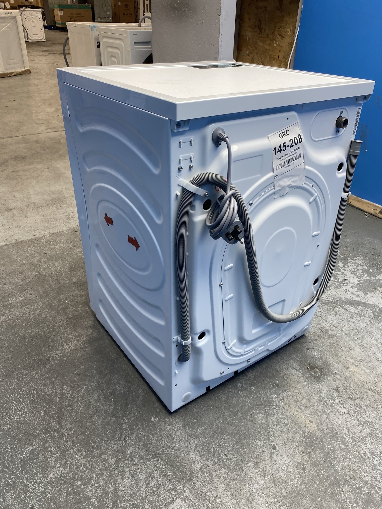 #GRC-145-208 - Hisense 5i Series WF5I1245BWR 12kg 1400rpm Washing Machine