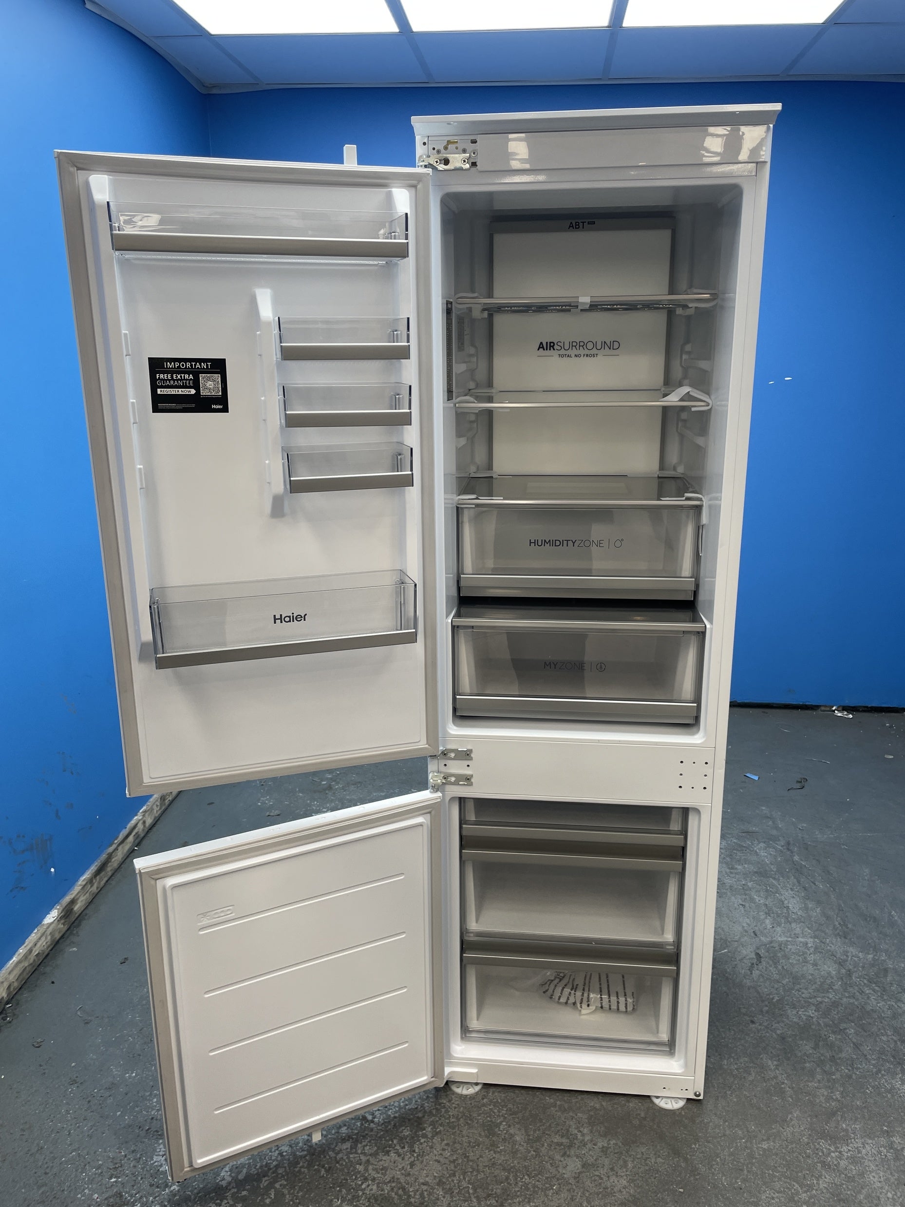 #GRC-156-217 - Haier HBW7518CTK Integrated 70/30 Total No Frost Fridge Freezer