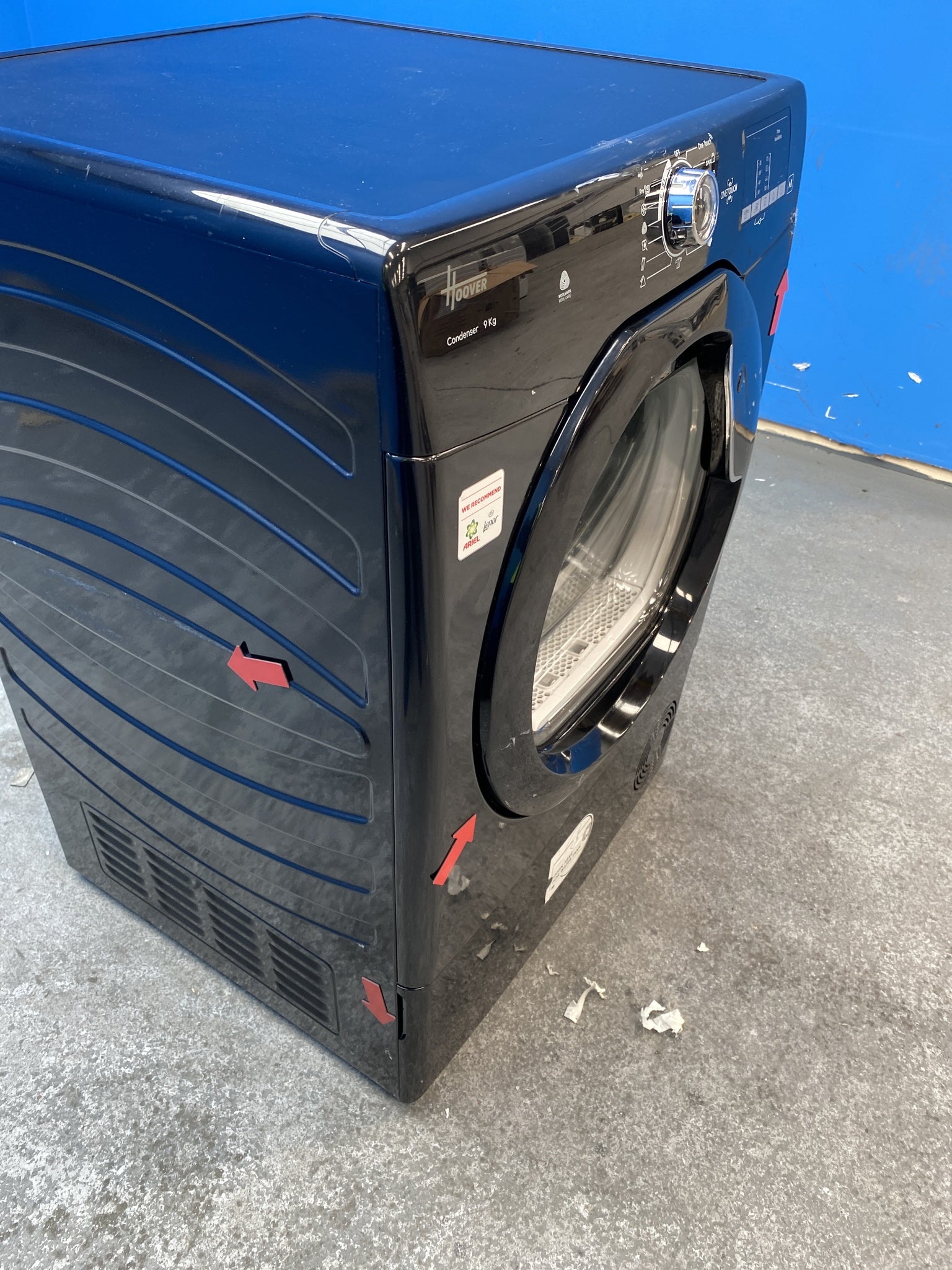 #GRC-157-684 - Hoover H-DRY 300 HLE C9DGB 9kg Condenser Tumble Dryer