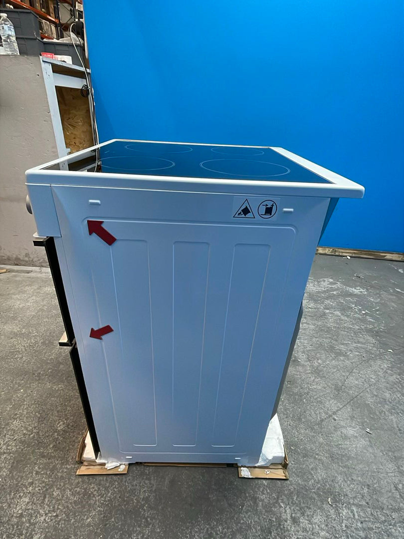 #GRC-162-506 - Midea MFO24EME4R118-WH Double Oven Electric Cooker Ceramic Hob