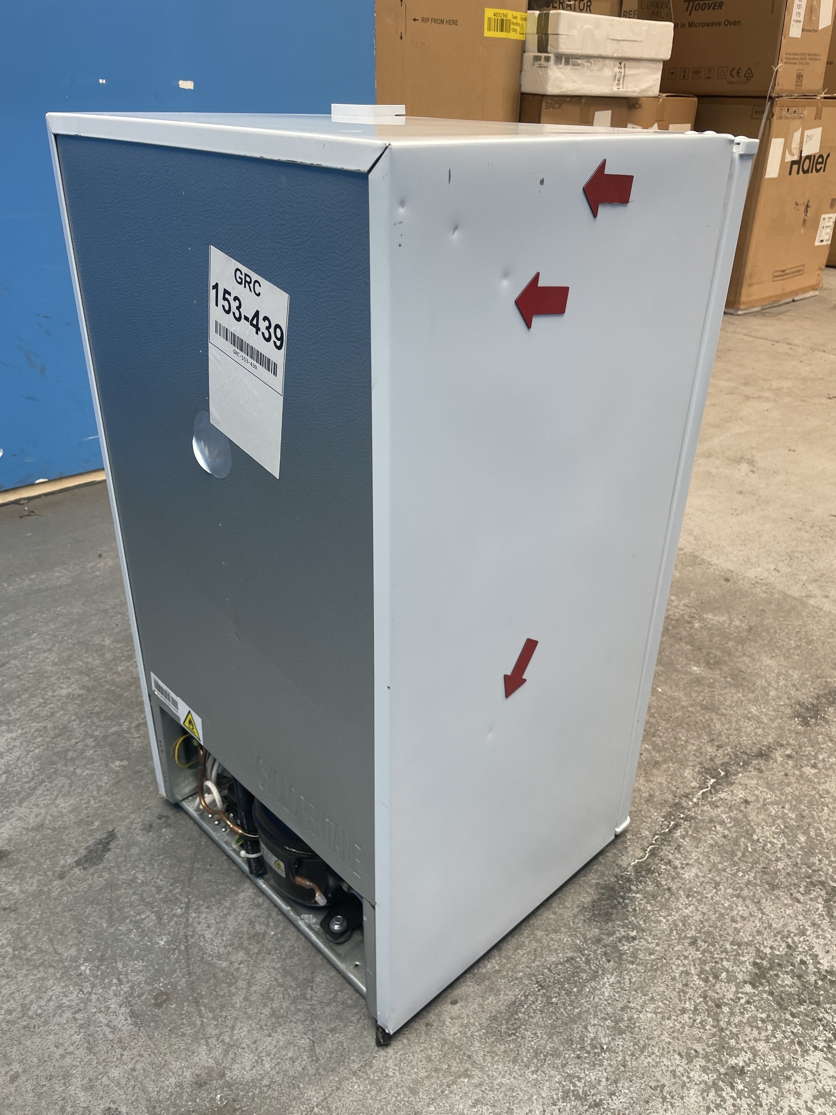 #GRC-153-439 - Statesman UC47IBW Undercounter Fridge with Ice Box