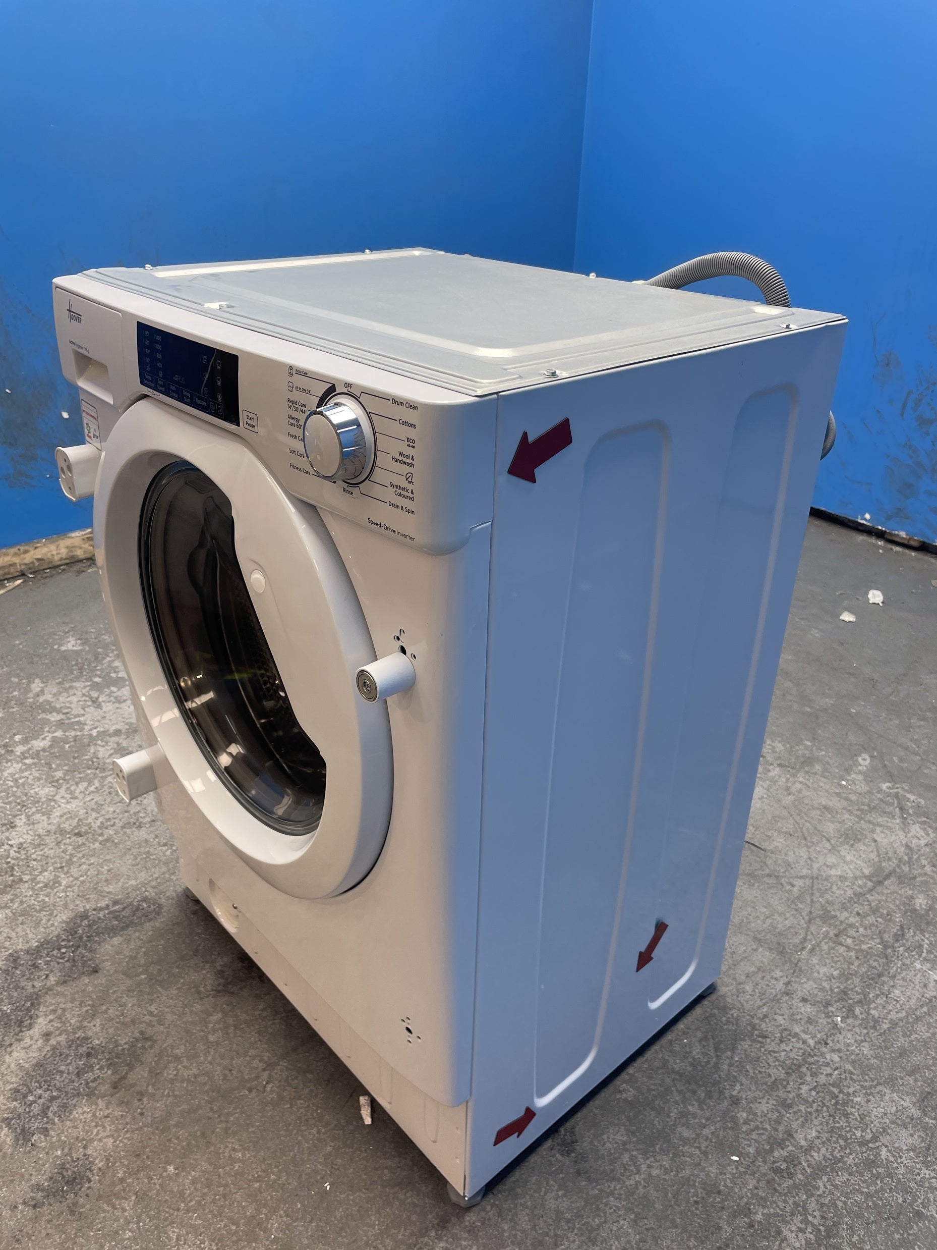 #GRC-159-048 - Hoover HBW 48TAMEJ-80 8kg 1400rpm Integrated Washing Machine
