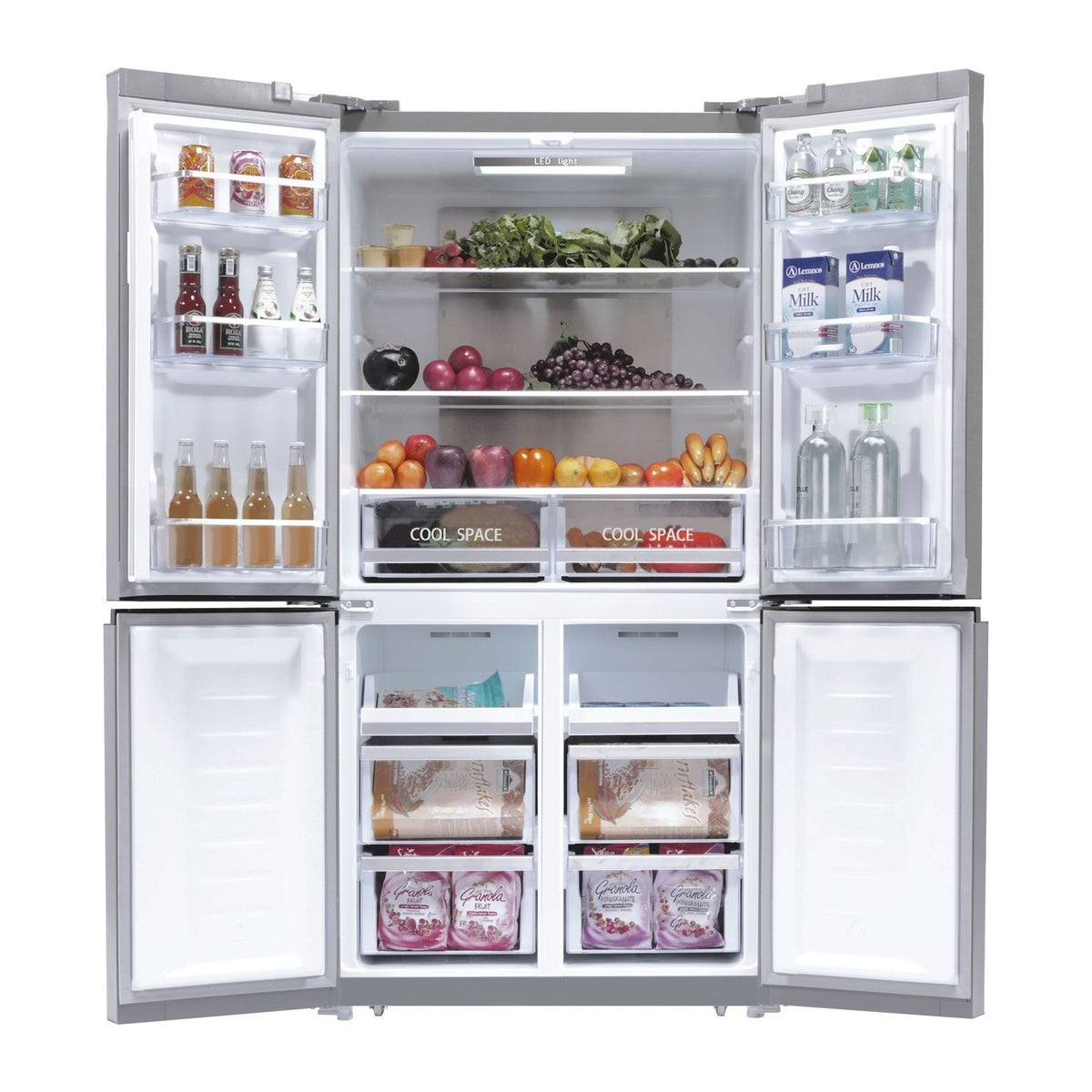 Hoover HSC918ENXK 567L No Frost 4 Door American Fridge Freezer – Renew 2 U
