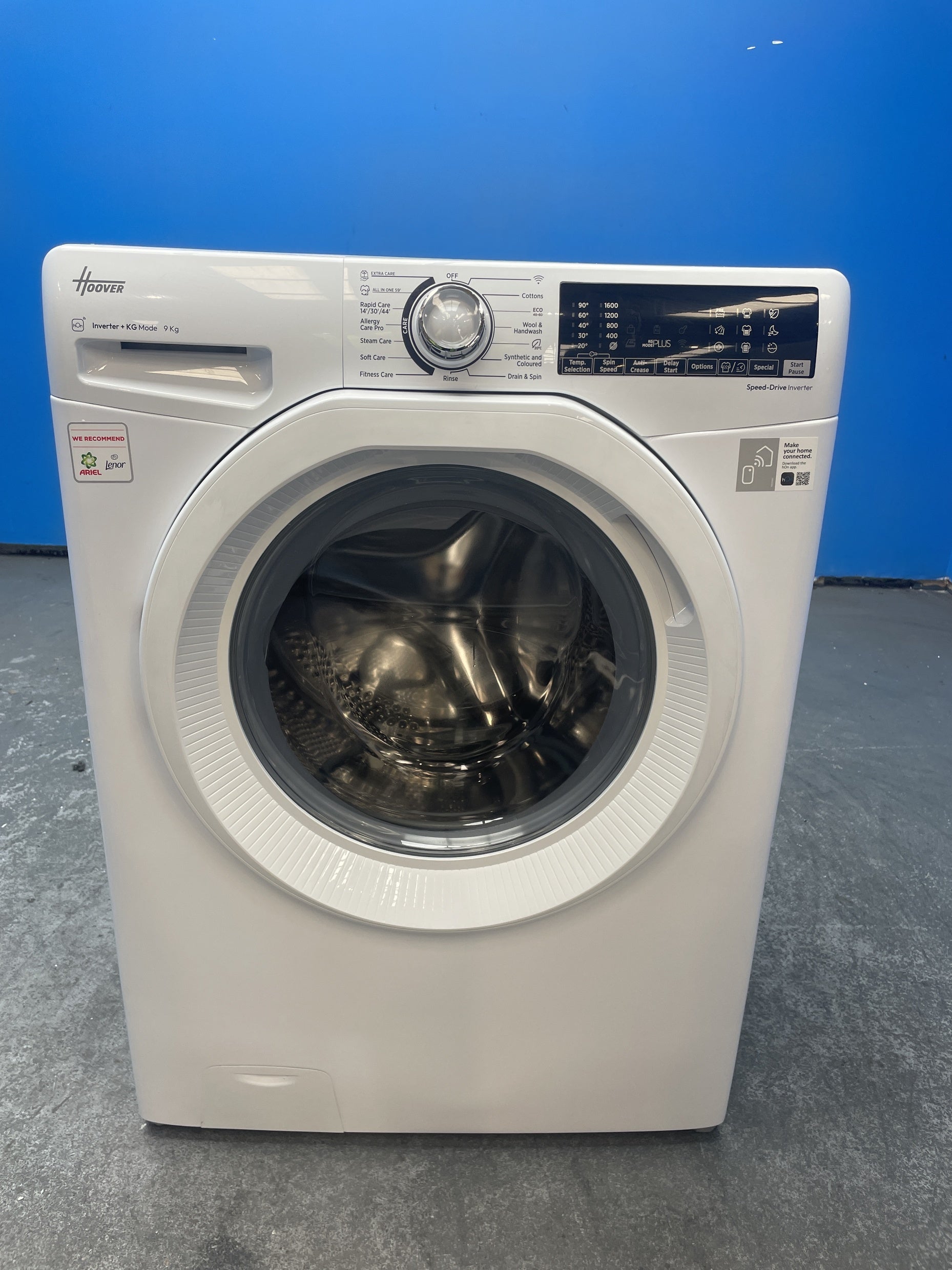 #GRC-159-983 - Hoover H-WASH 350 H3WPS696TAM6-80 9kg 1600rpm Washing Machine
