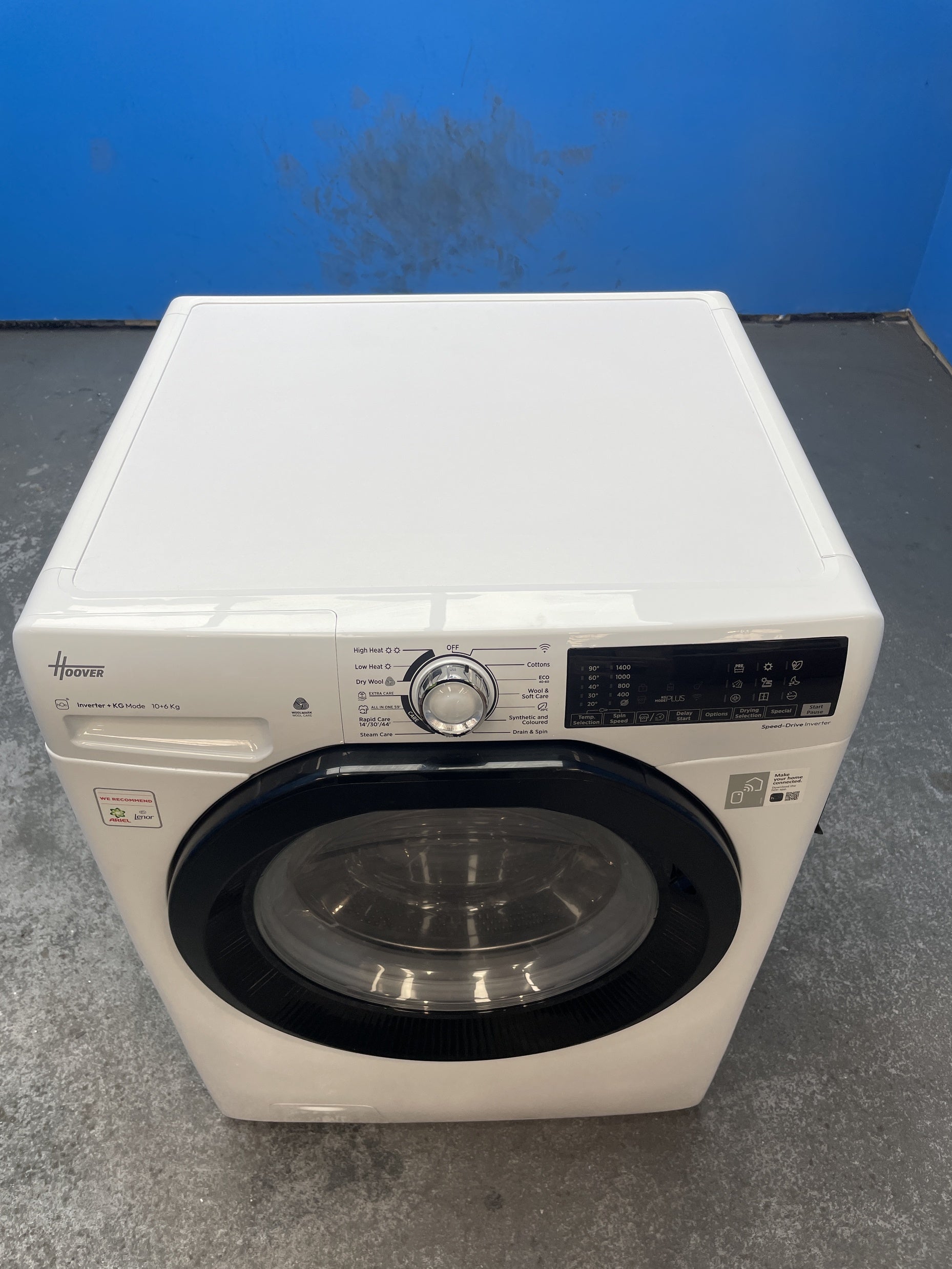 #GRC-159-989 - Hoover H-WASH 350 H3DPS41066TAMB80 10/6kg 1400rpm Washer Dryer