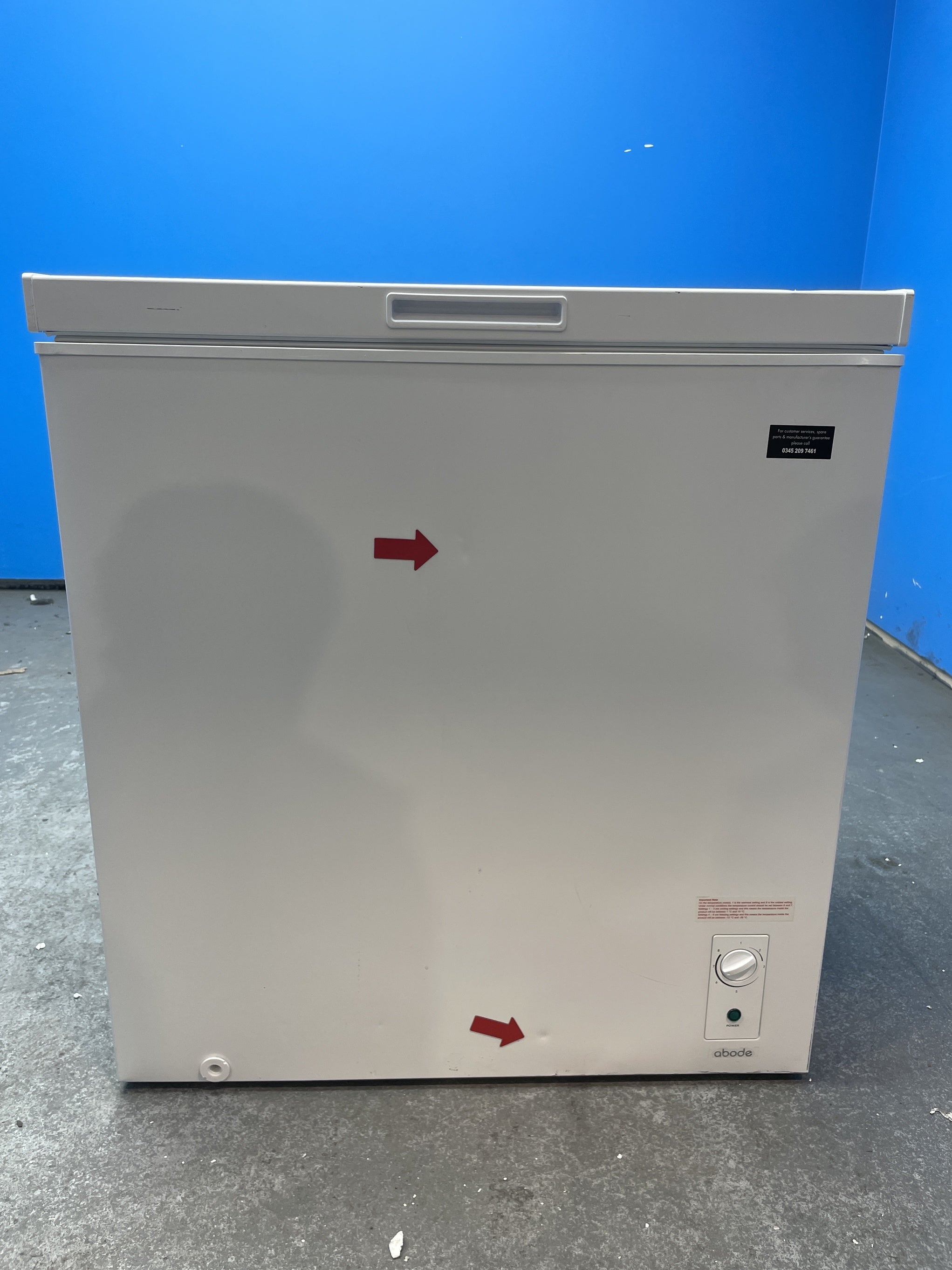 #GRC-158-335 - Abode A198CF0E1W 198L White Chest Freezer