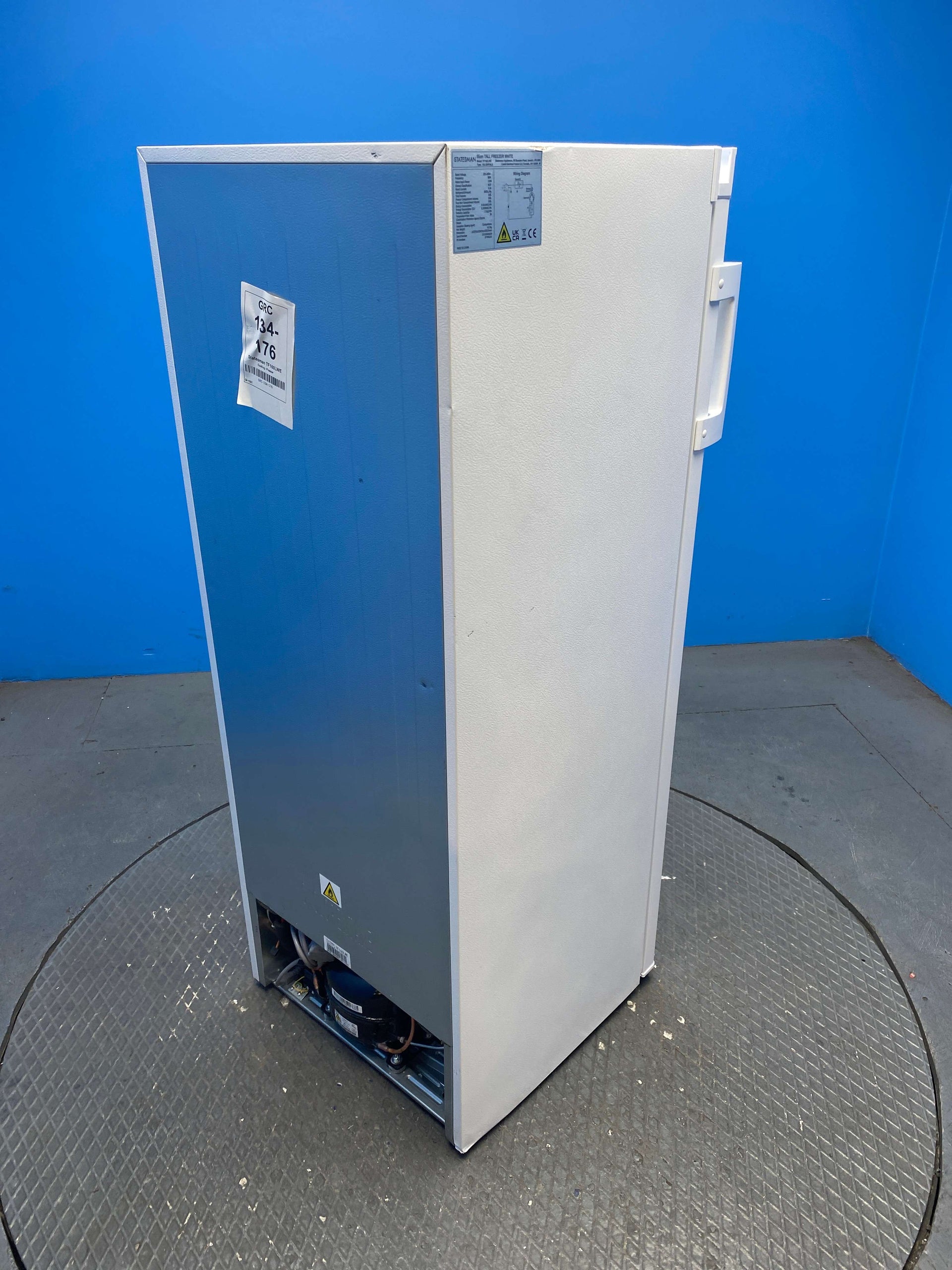Statesman TF160LWE 55cm 157 Litre Upright Tall Freezer