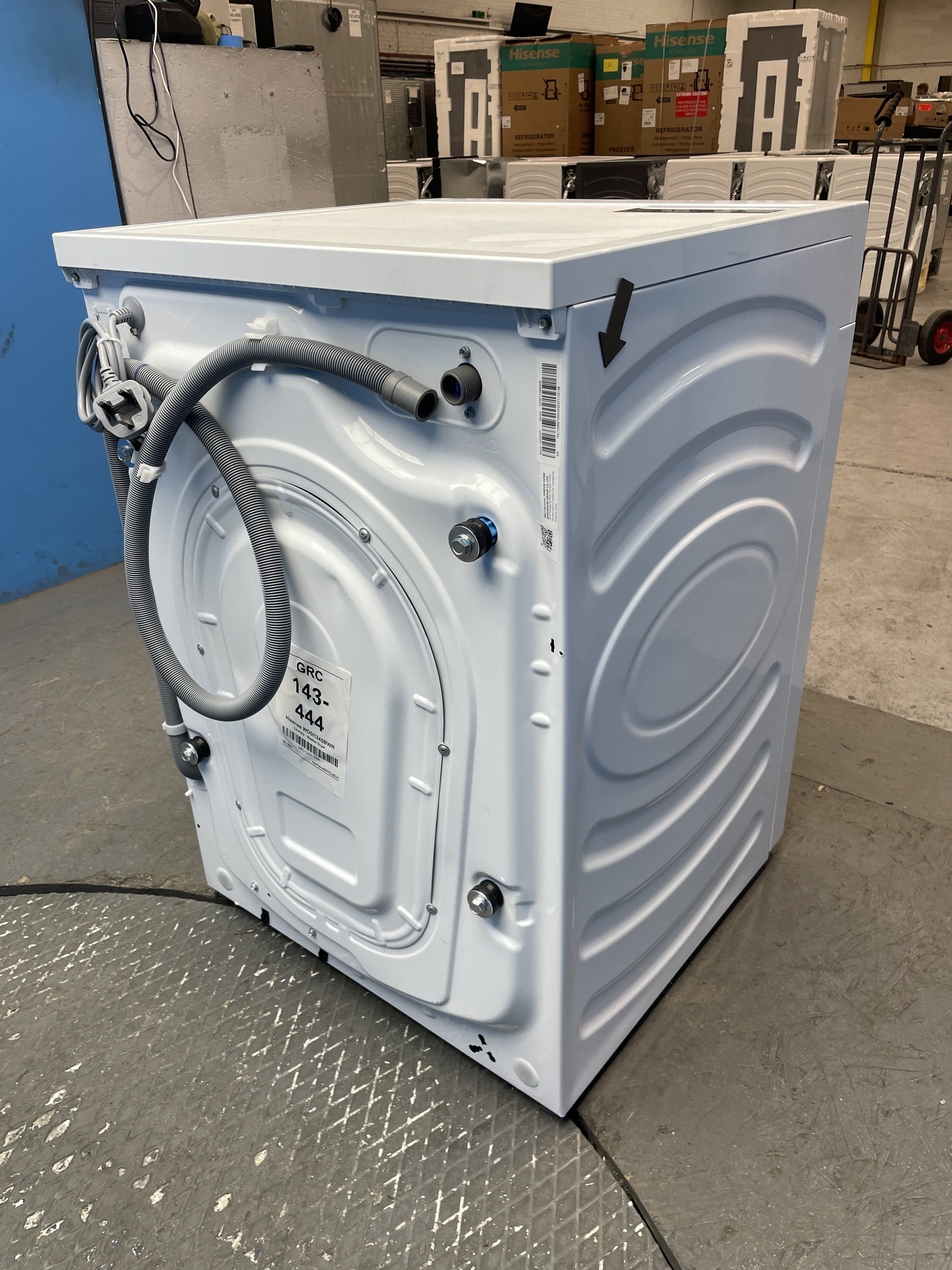 #GRC-143-444 - Hisense WD5I1245BWR 5i Series 12/8kg 1400rpm Washer Dryer
