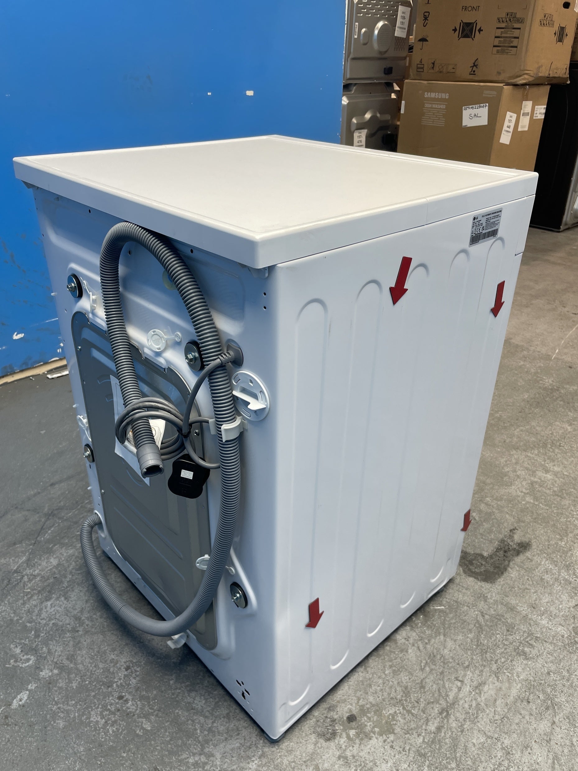 #GRC-157-468 - LG W4X1085NWK Series X10 8/5kg 1400rpm Direct Drive Washer Dryer