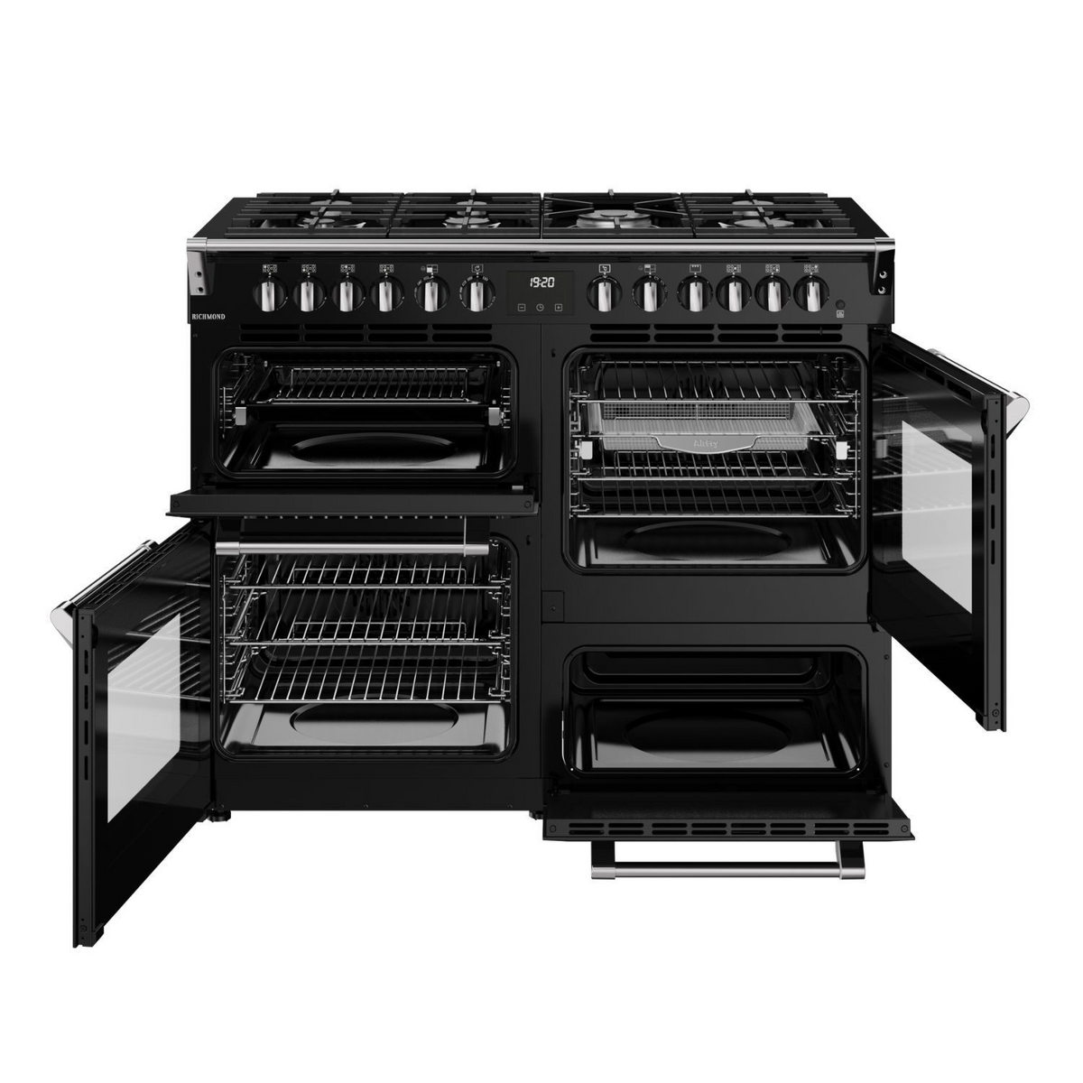 Stoves Richmond 110cm Dual Fuel Range Cooker Quad Oven – Renew 2 U