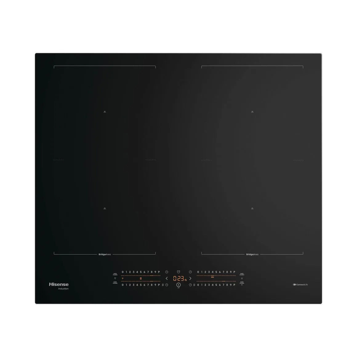 Hisense 60cm 4 Zone Induction Hob – AreaFlex, Smart WiFi, Touch Controls, Black – Renew 2 U