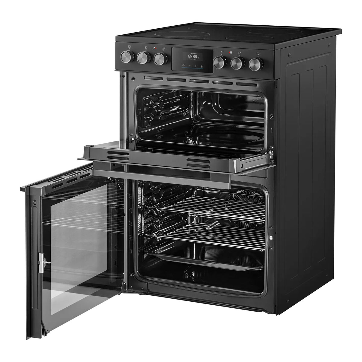 Midea MFO24EME4R118-BK Double Oven Electric Cooker Ceramic Hob – Renew 2 U