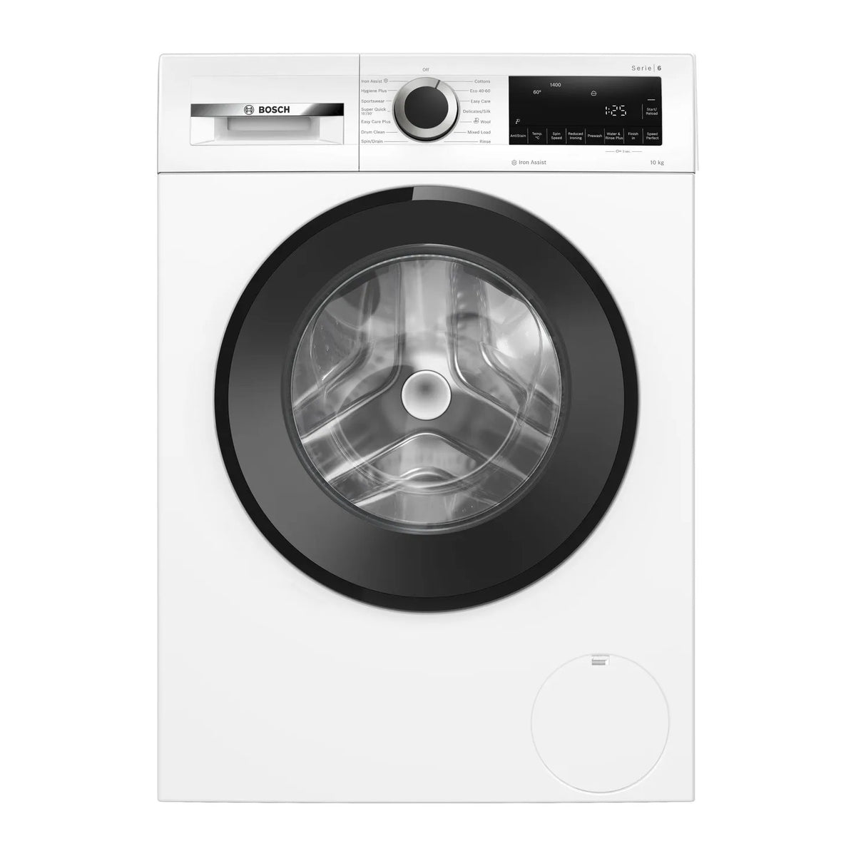 Bosch Series 6 10kg 1400rpm Washing Machine – AntiStain, SpeedPerfect, White – Renew 2 U