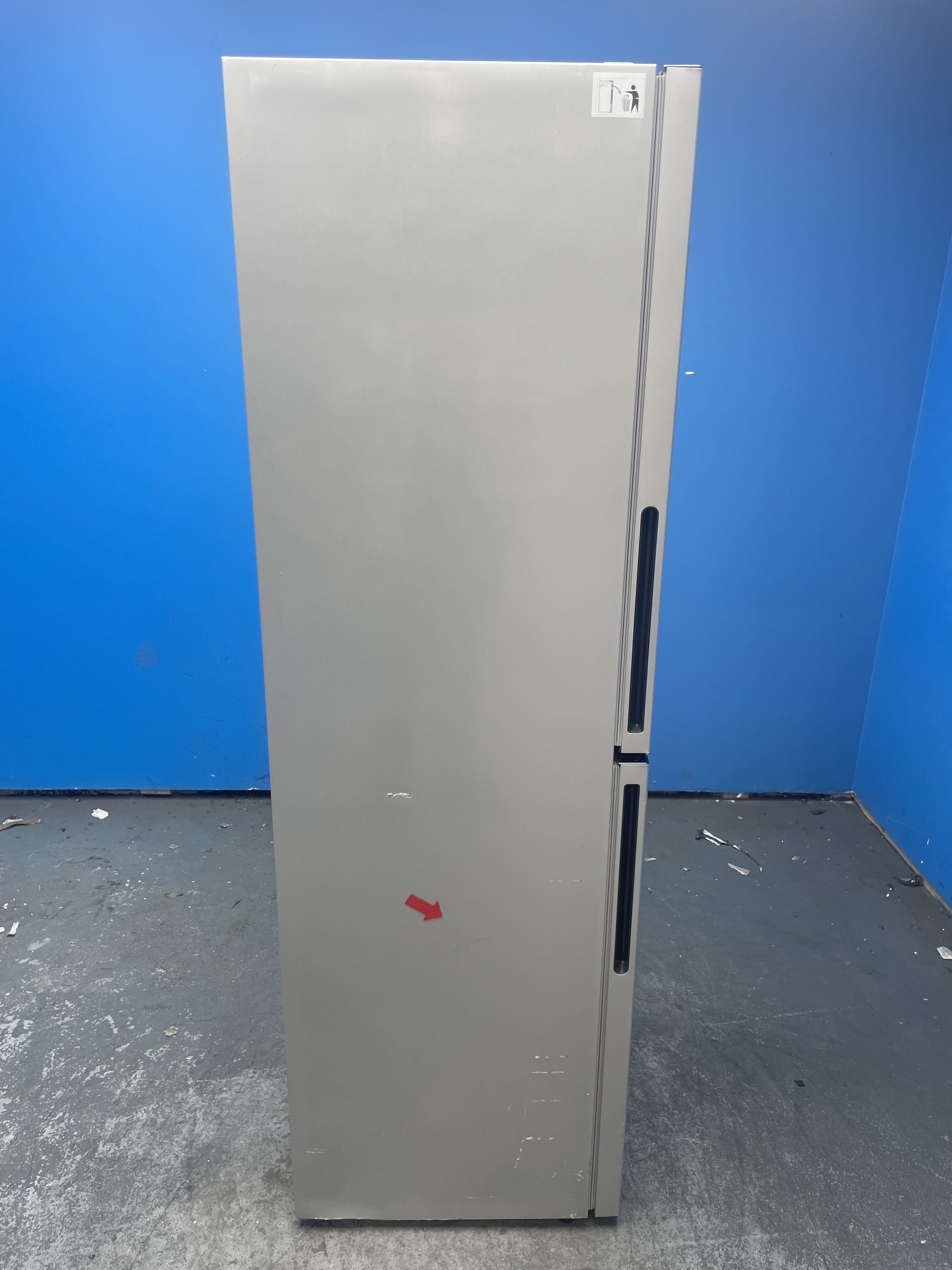 #GRC-159-071 - Hoover H-FRIDGE 300 HVT3CLECKIHS 252 Litre Combi Fridge Freezer