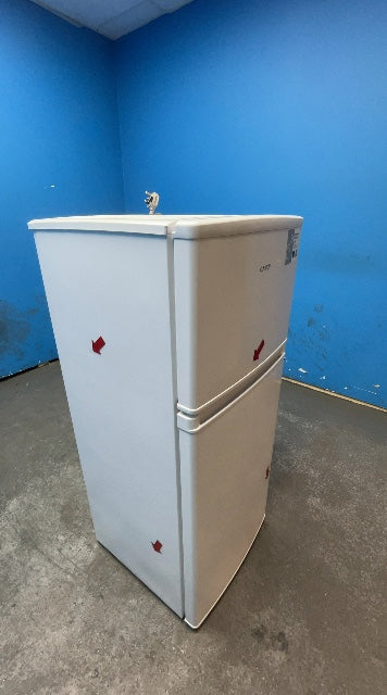 #GRC-163-024 - Candy 48cm Fridge Freezer – 117L, White, Manual Defrost