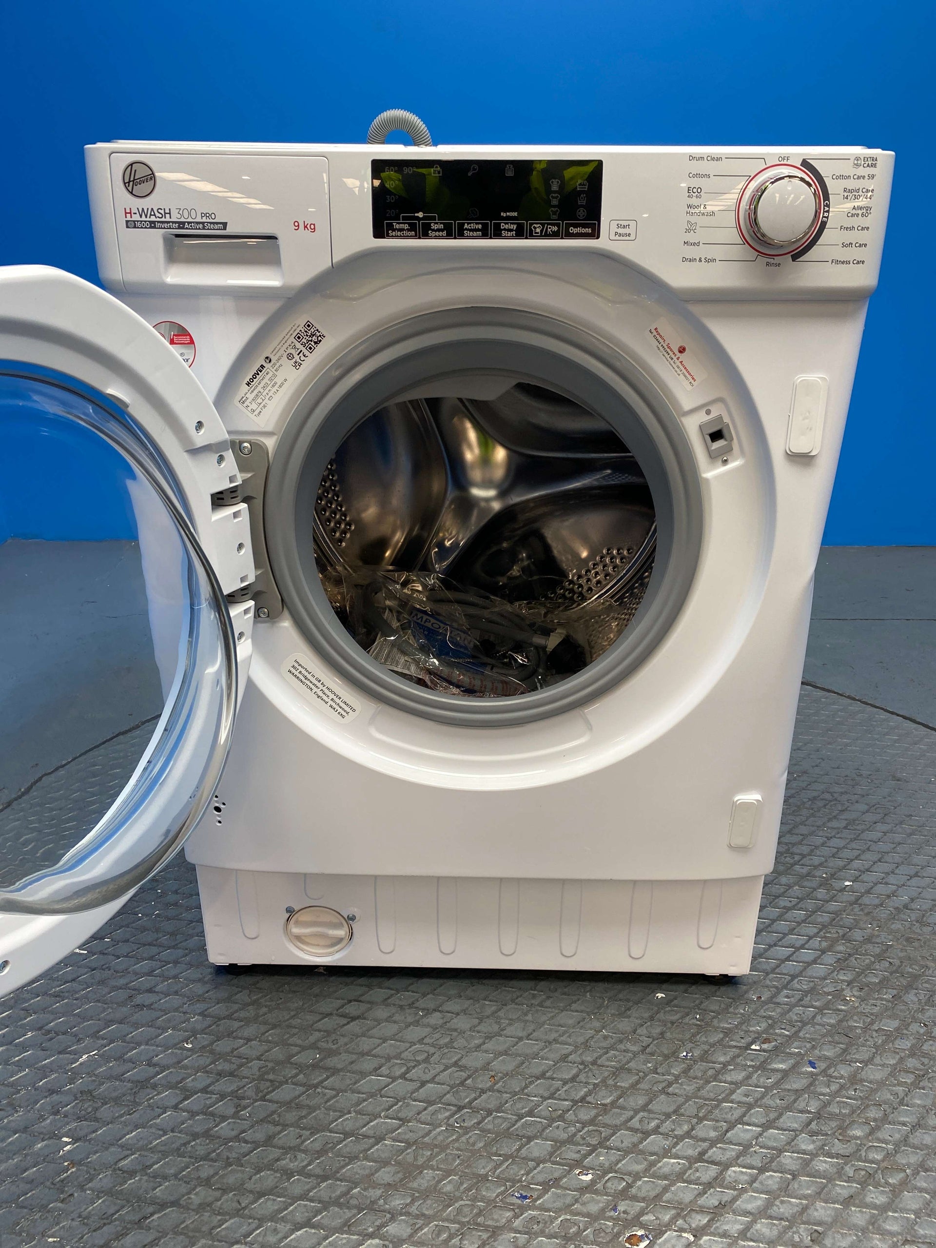 Hoover HBWOS69TMET Integrated 9kg 1600 Spin Washing Machine