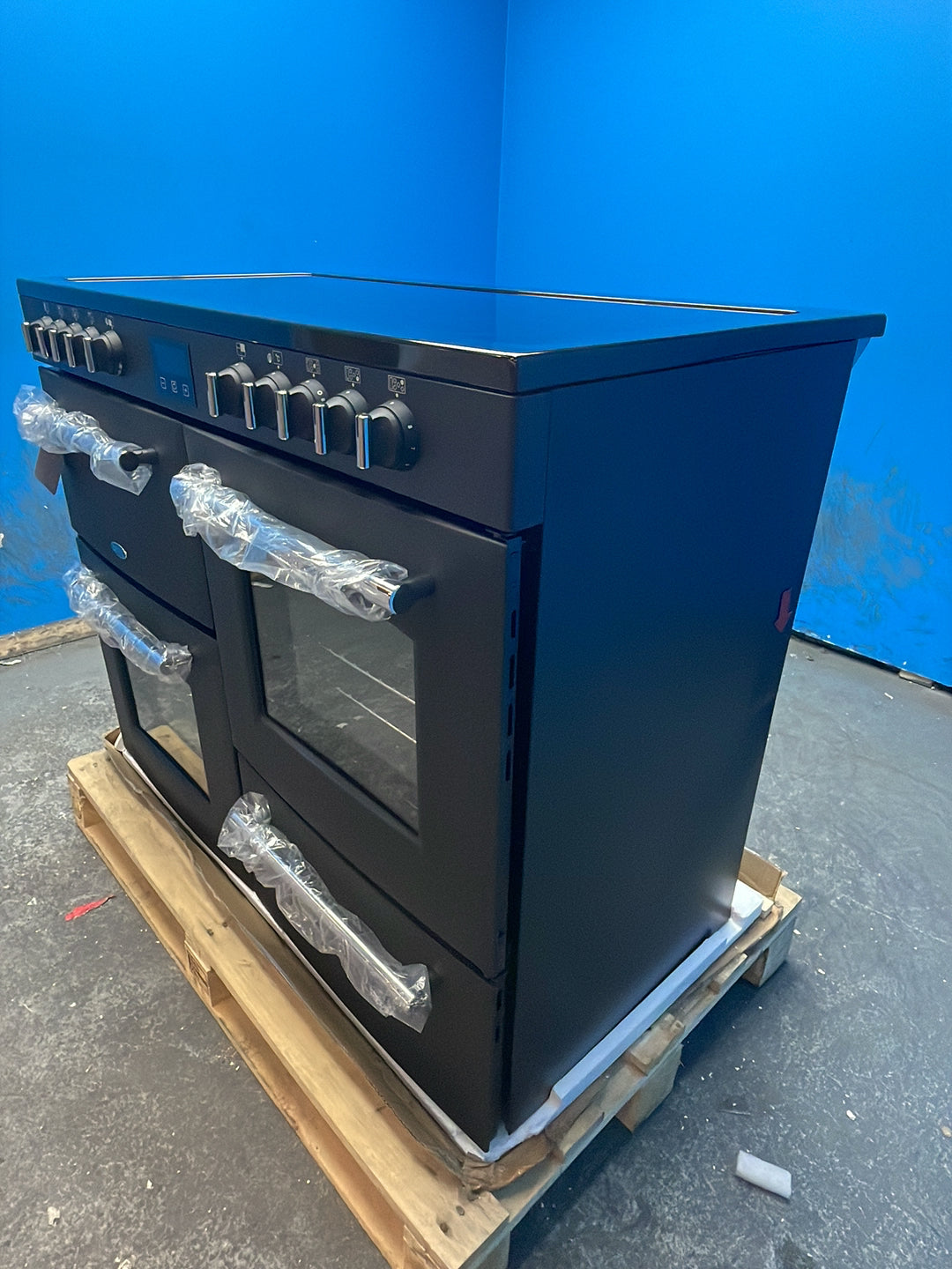 #GRC-164-287 - Belling Farmhouse 110Ei 110cm Electric Range Cooker – 5 Zone Induction Hob, AirFry Function, Anthracite
