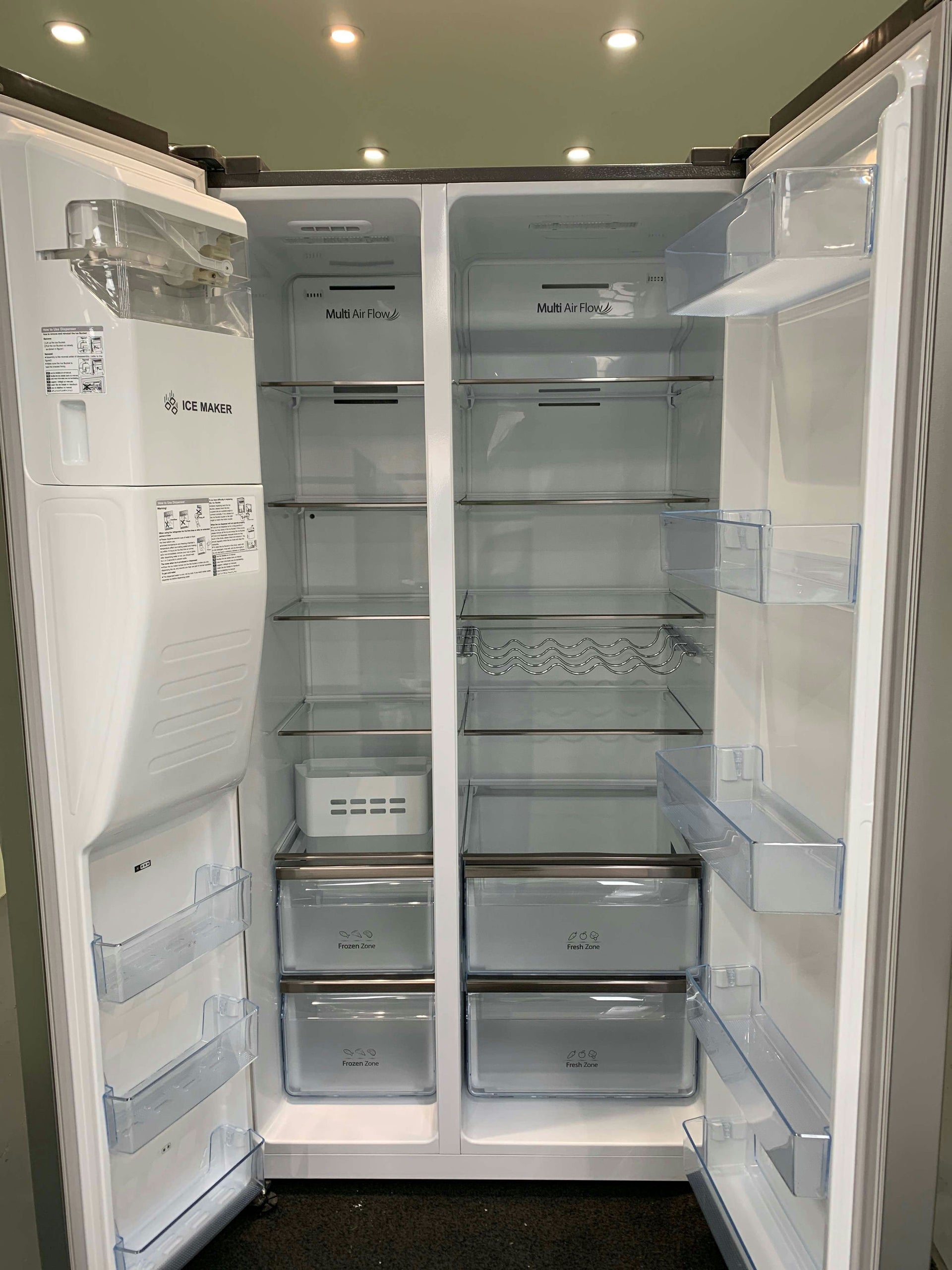 Hisense RS694N4IIF American Style 535 Litre Fridge Freezer