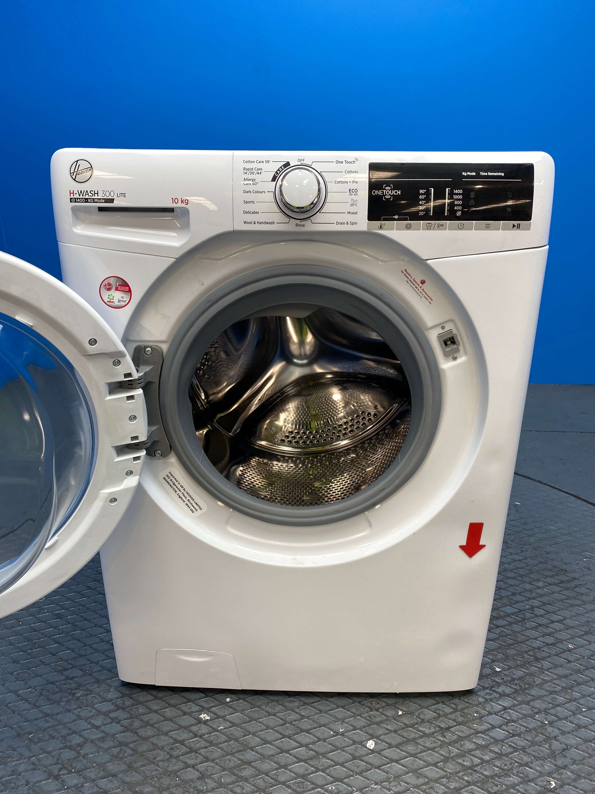 Hoover H3W4105TAE 10kg 1400 Spin Washing Machine