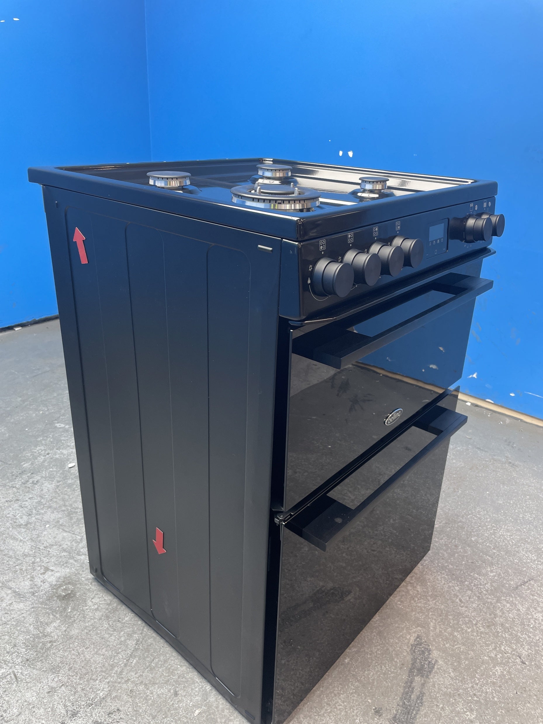 #GRC-159-439 - Belling Vision 60cm Dual Fuel Cooker with Double Oven