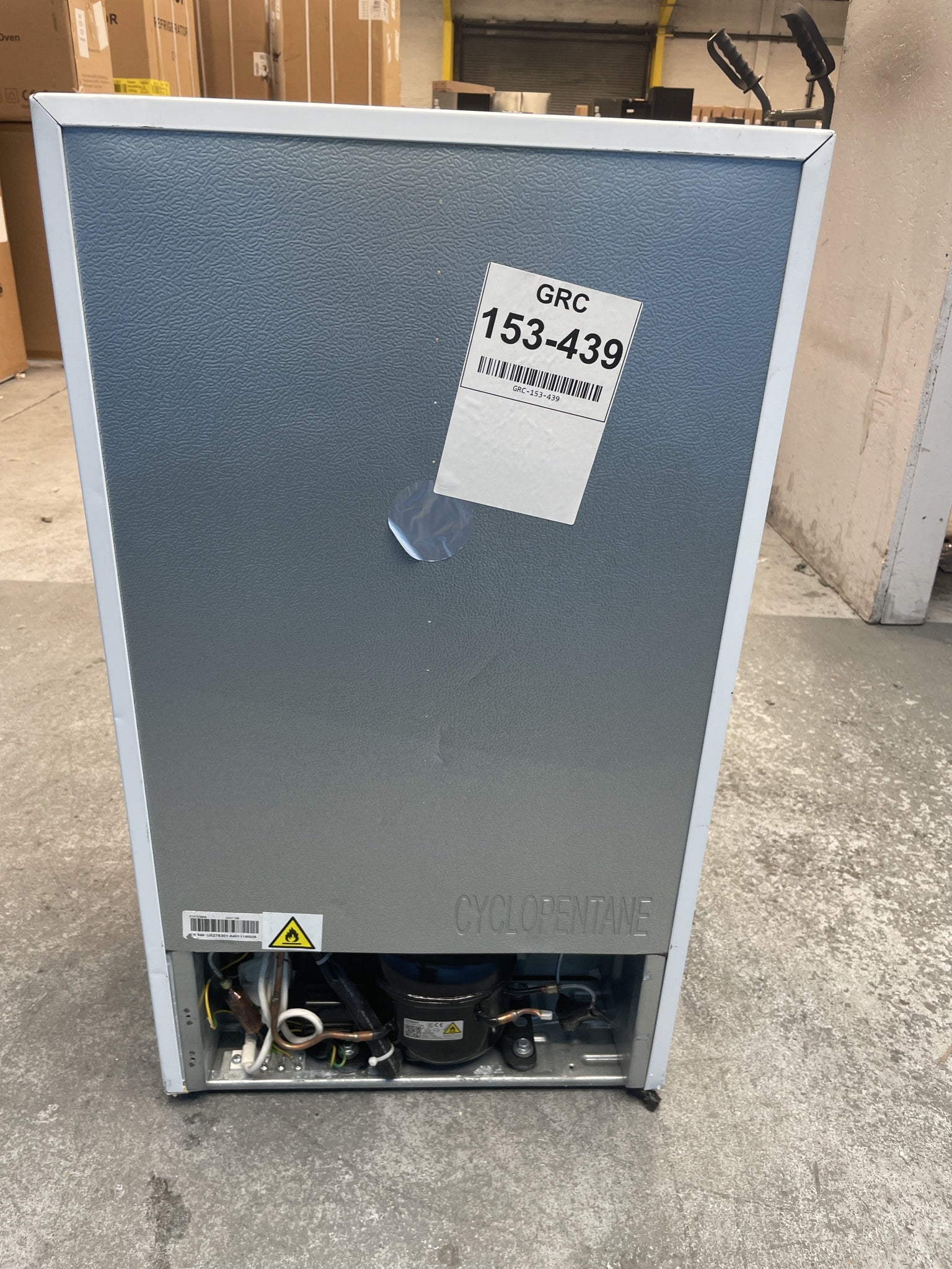 #GRC-153-439 - Statesman UC47IBW Undercounter Fridge with Ice Box