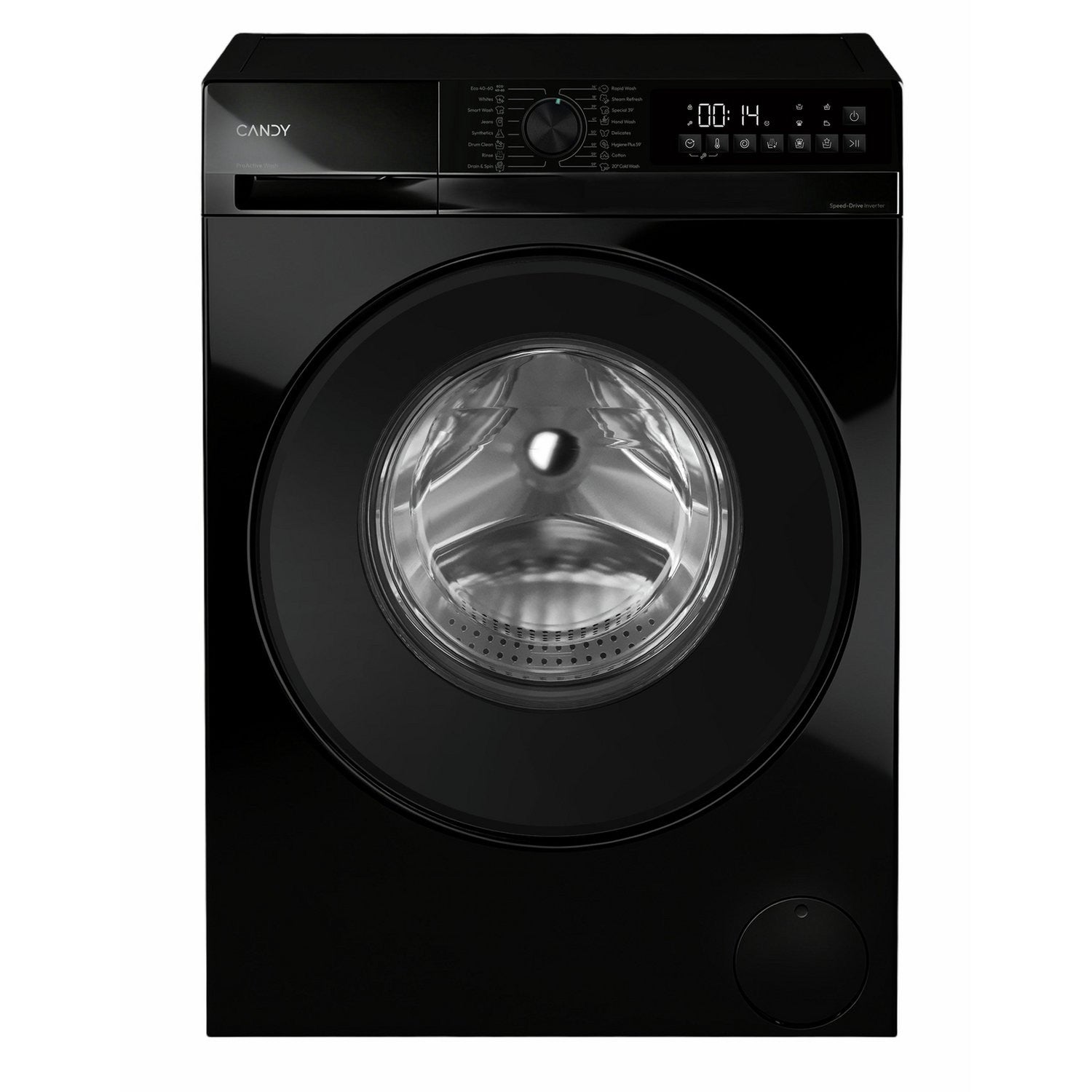 Candy Quick Pro 10kg 1400rpm Washing Machine – Inverter Motor, 8 Quick Cycles, Black – Renew 2 U