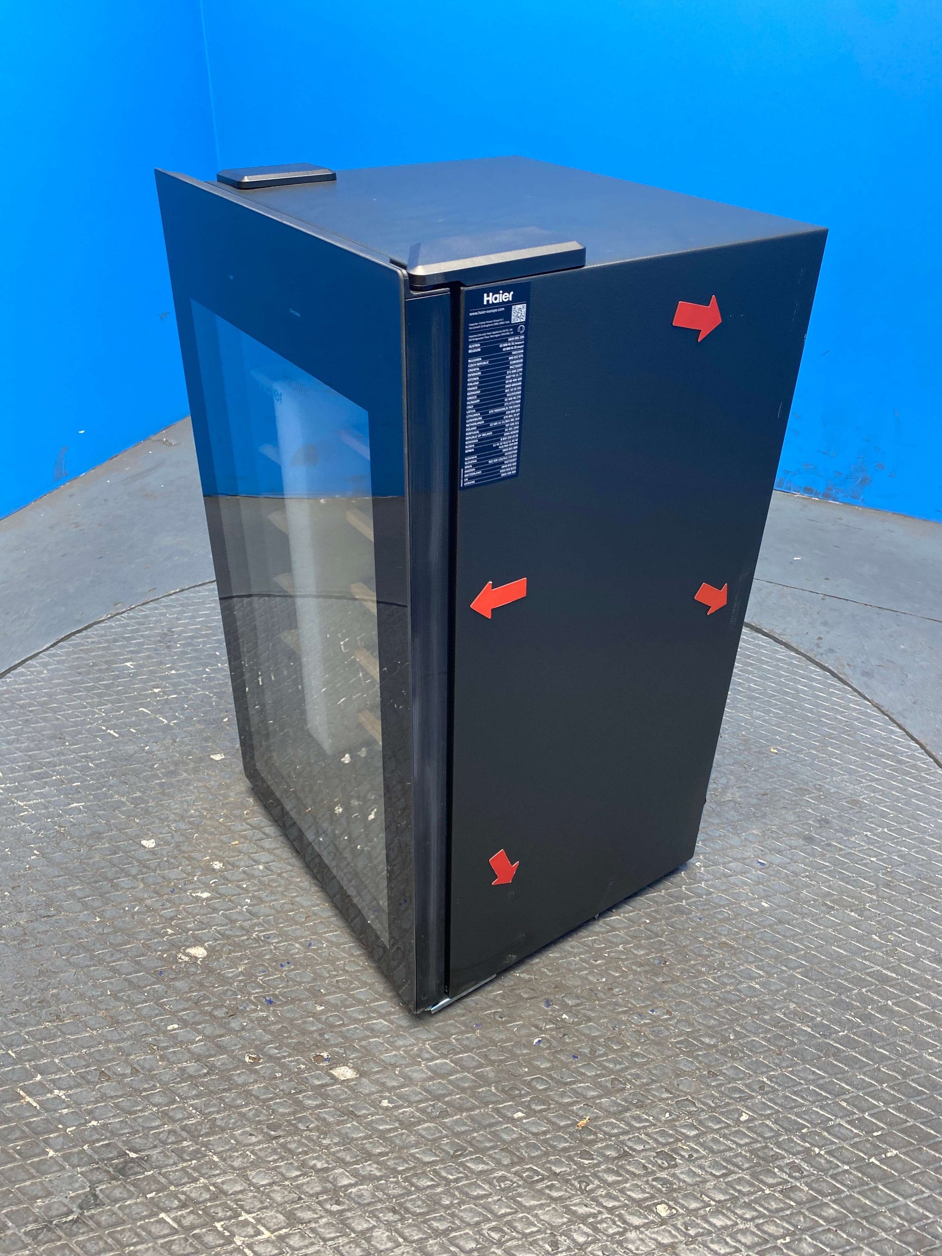 Haier HWS34GGH1K Series 3 34 Bottle Wine Fridge
