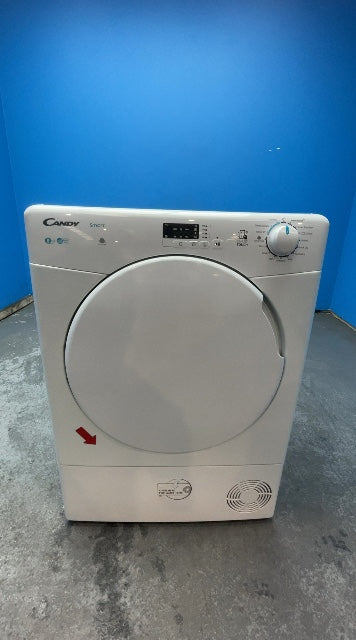 #GRC-162-990 - Candy Smart 8kg Condenser Tumble Dryer – Sensor Drying, White, B Energy Rating