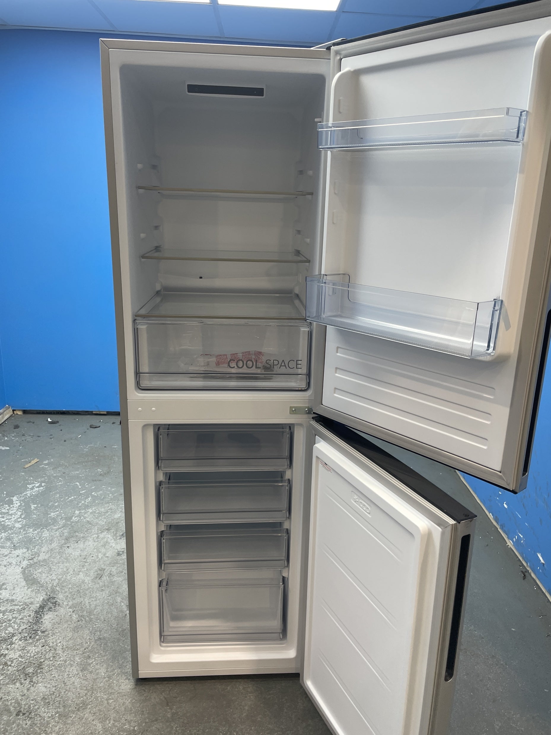 #GRC-158-402 - Hoover HOCT3L517ESK 252 Litre Combi Fridge Freezer