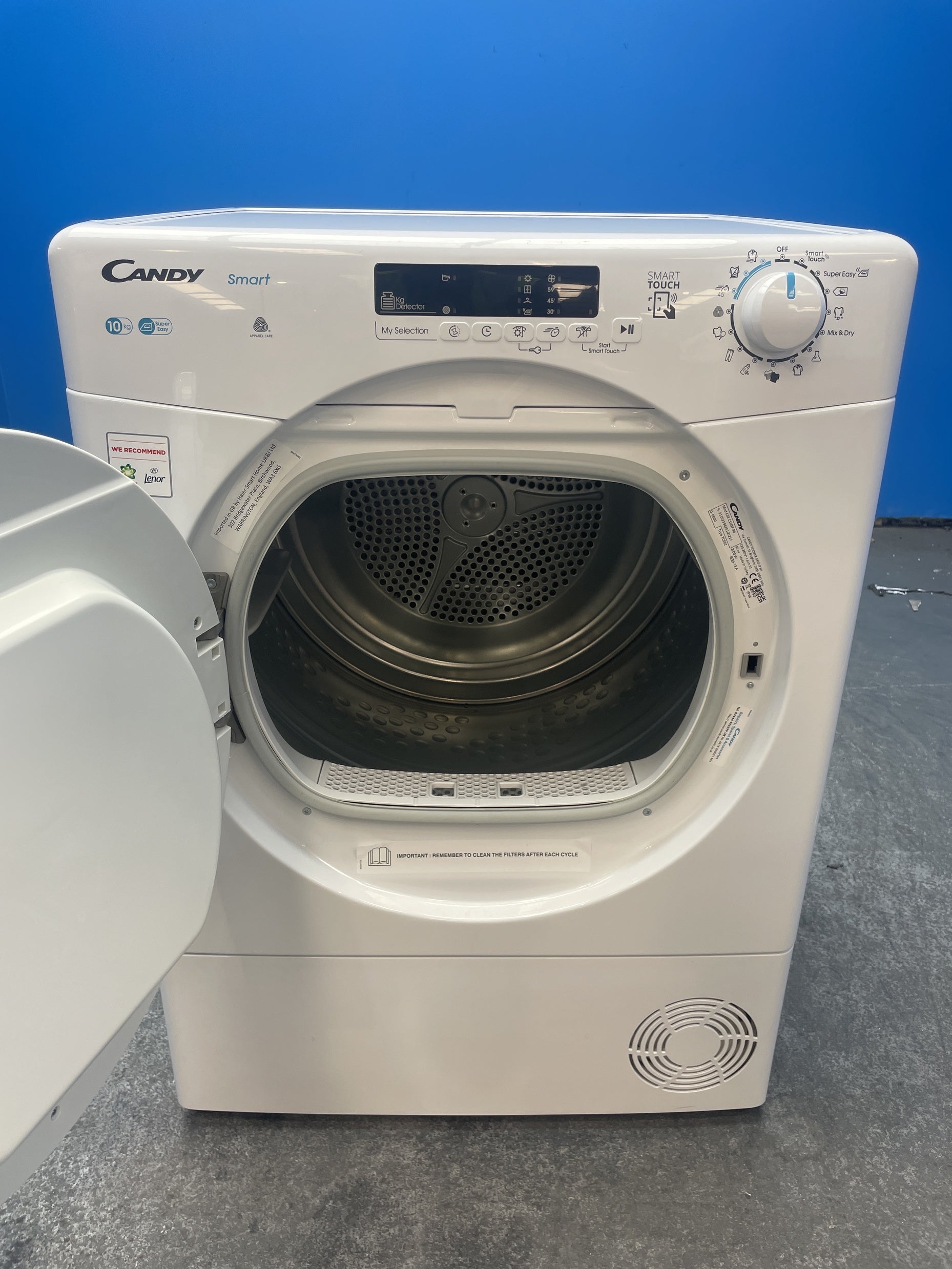 #GRC-158-544 - Candy CSE C10DF-80 10kg Capacity Condenser Tumble Dryer