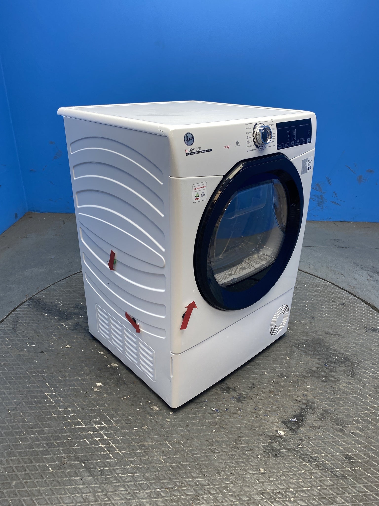 Hoover H-DRY 350 HREC9TBE-80 9kg Condenser Tumble Dryer