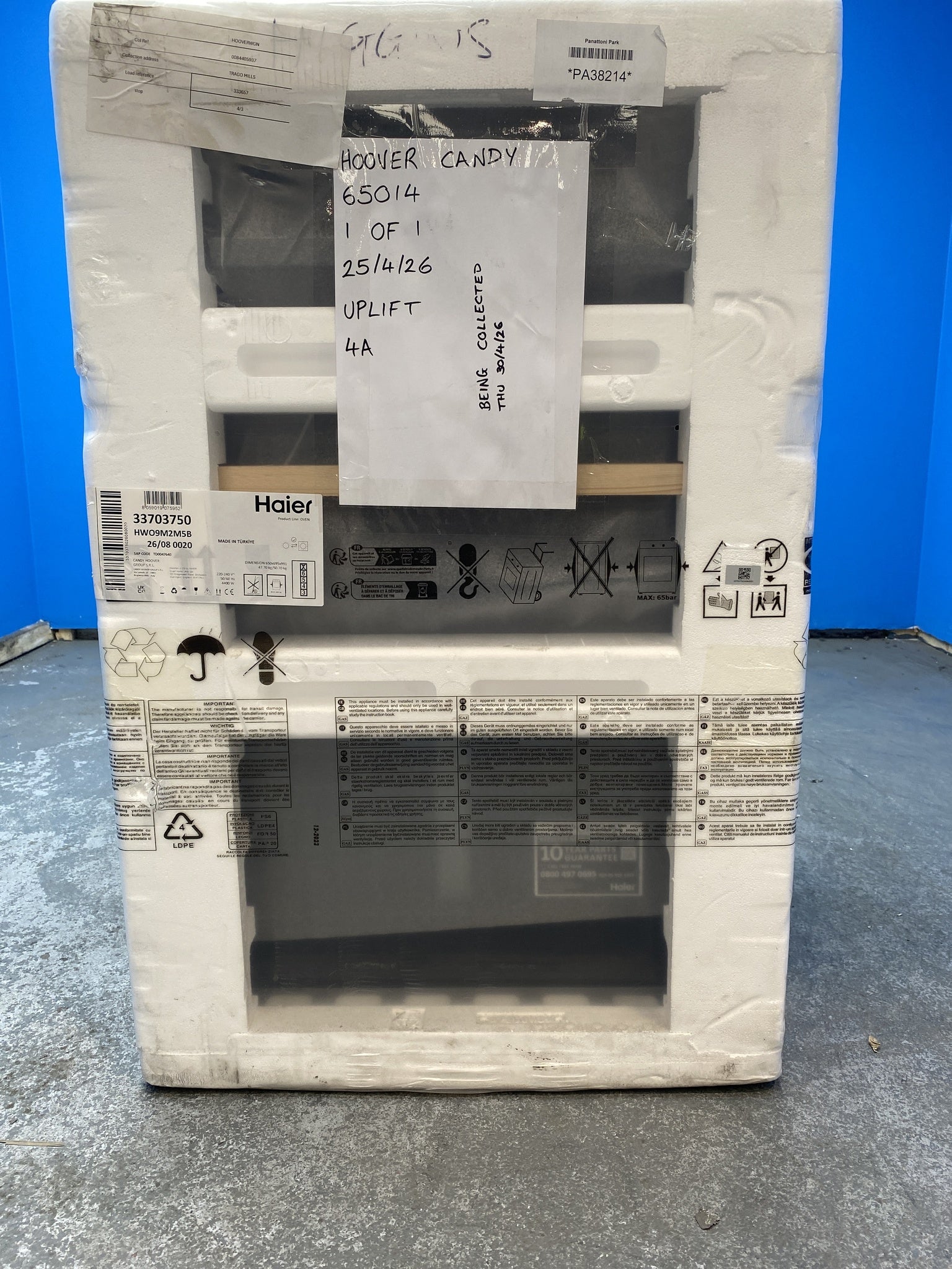 #GRC-157-139 - Haier HWO9M2M5B Built-In Double Electric Oven