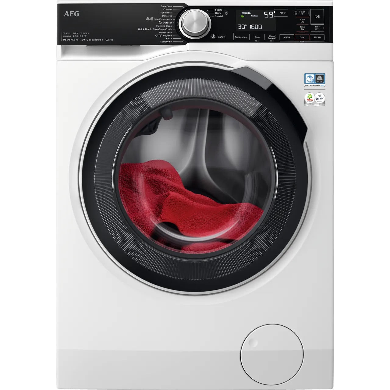 AEG 8000 Series LWR8516O5UD 10/6kg 1600rpm Washer Dryer – Renew 2 U
