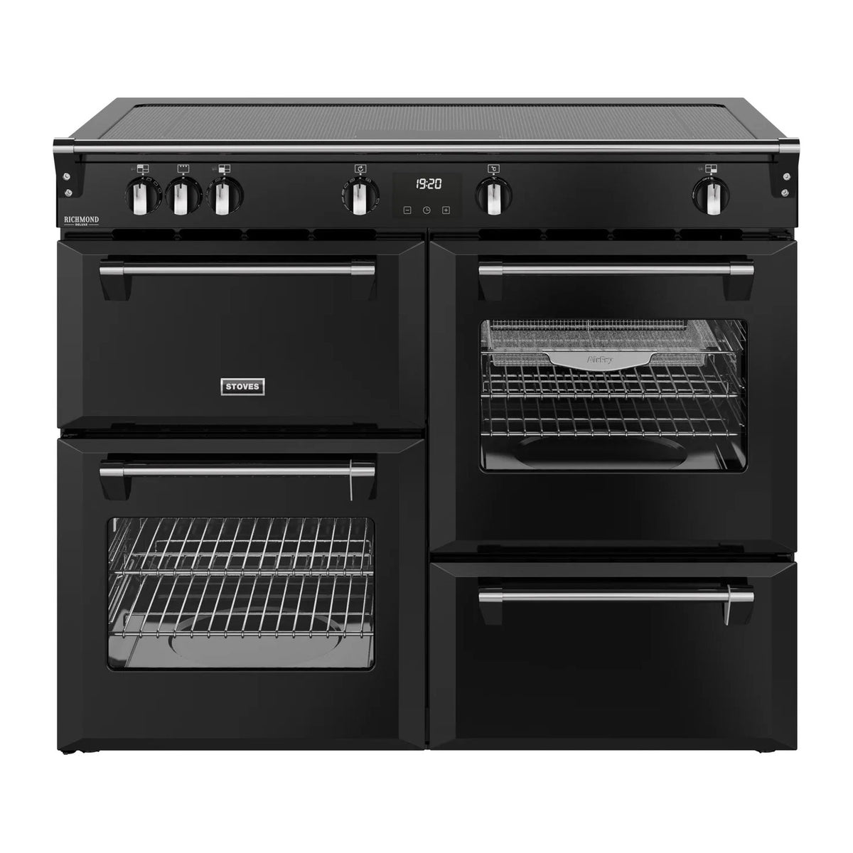 Stoves Richmond Deluxe 110Ei ZLS 110cm Induction Range Cooker – 196L Quad Oven, FreedomFLEX Zoneless Hob, AirFry – Renew 2 U